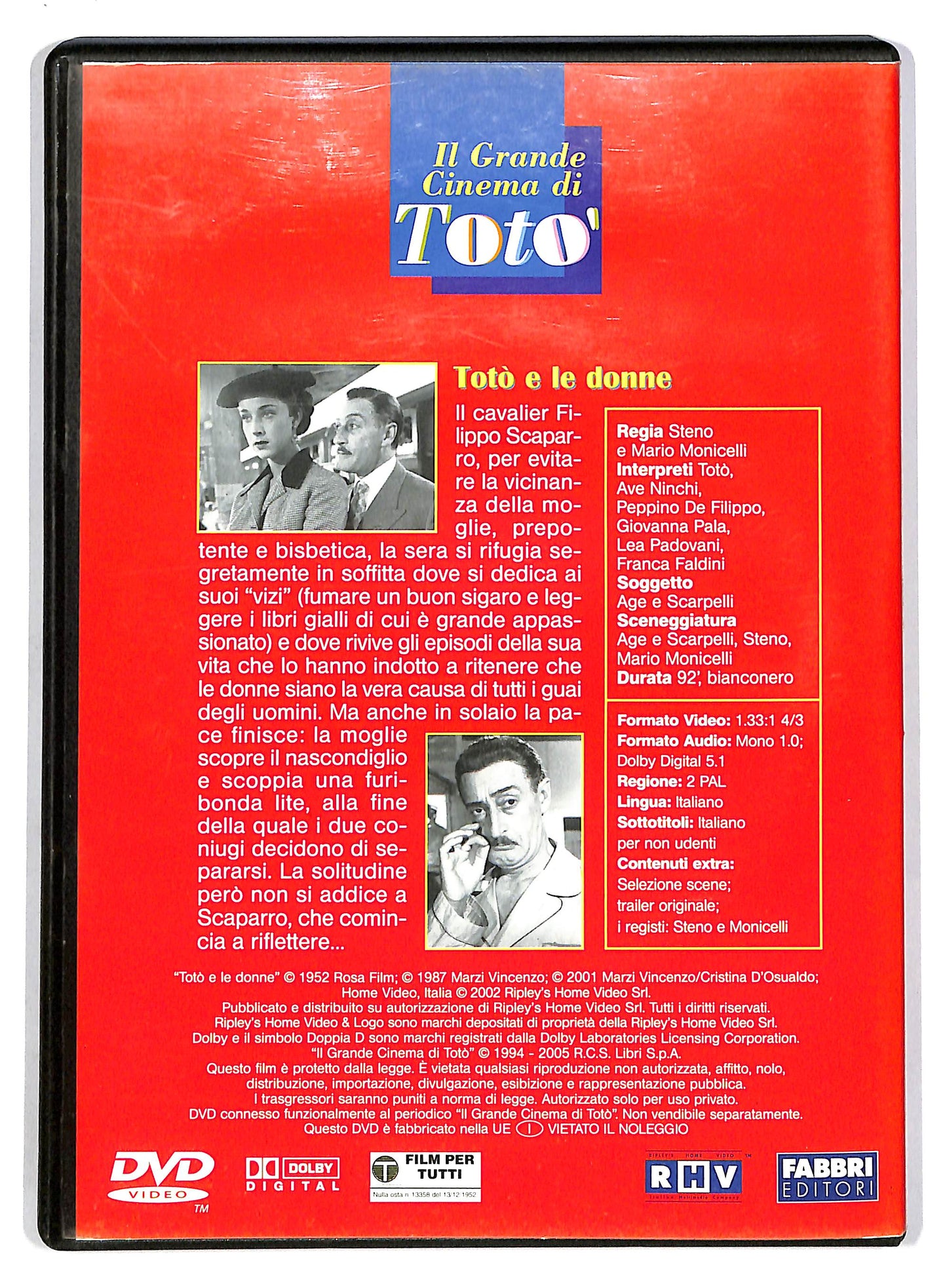 EBOND Toto - Toto e le donne -  EDITORIALE  DVD D803732