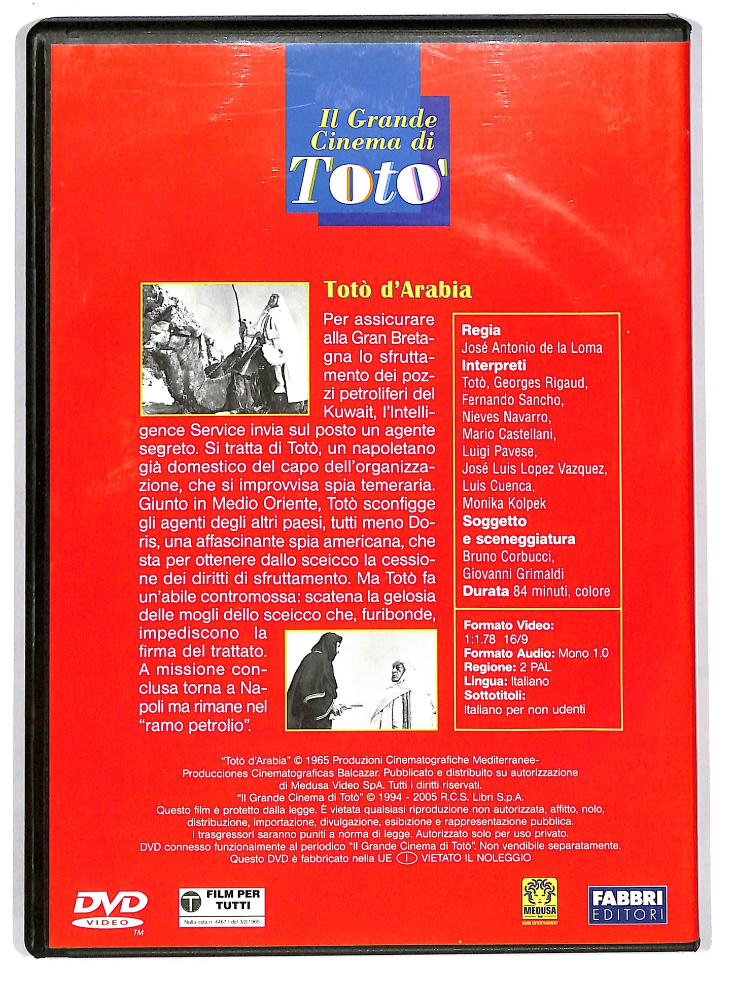 EBOND Toto - Toto d'Arabia - EDITORIALE  DVD D803761