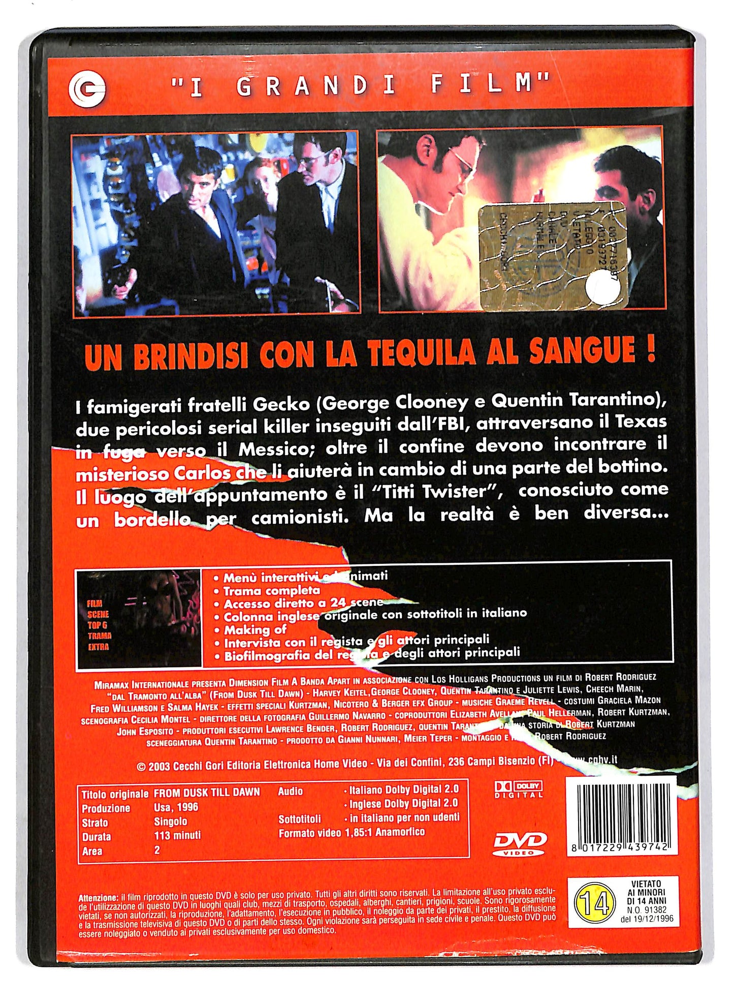 EBOND Dal tramonto all'alba DVD D803813