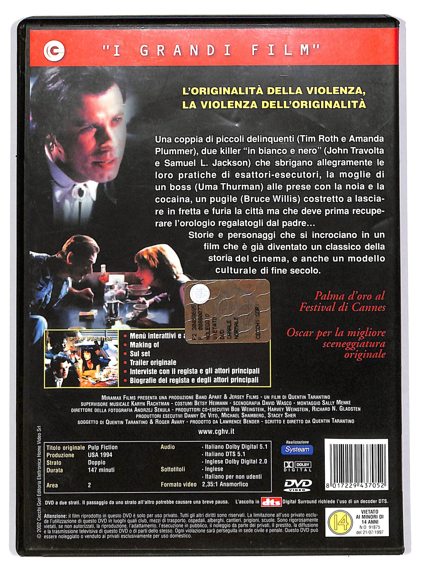 EBOND Pulp Fiction DVD D803839