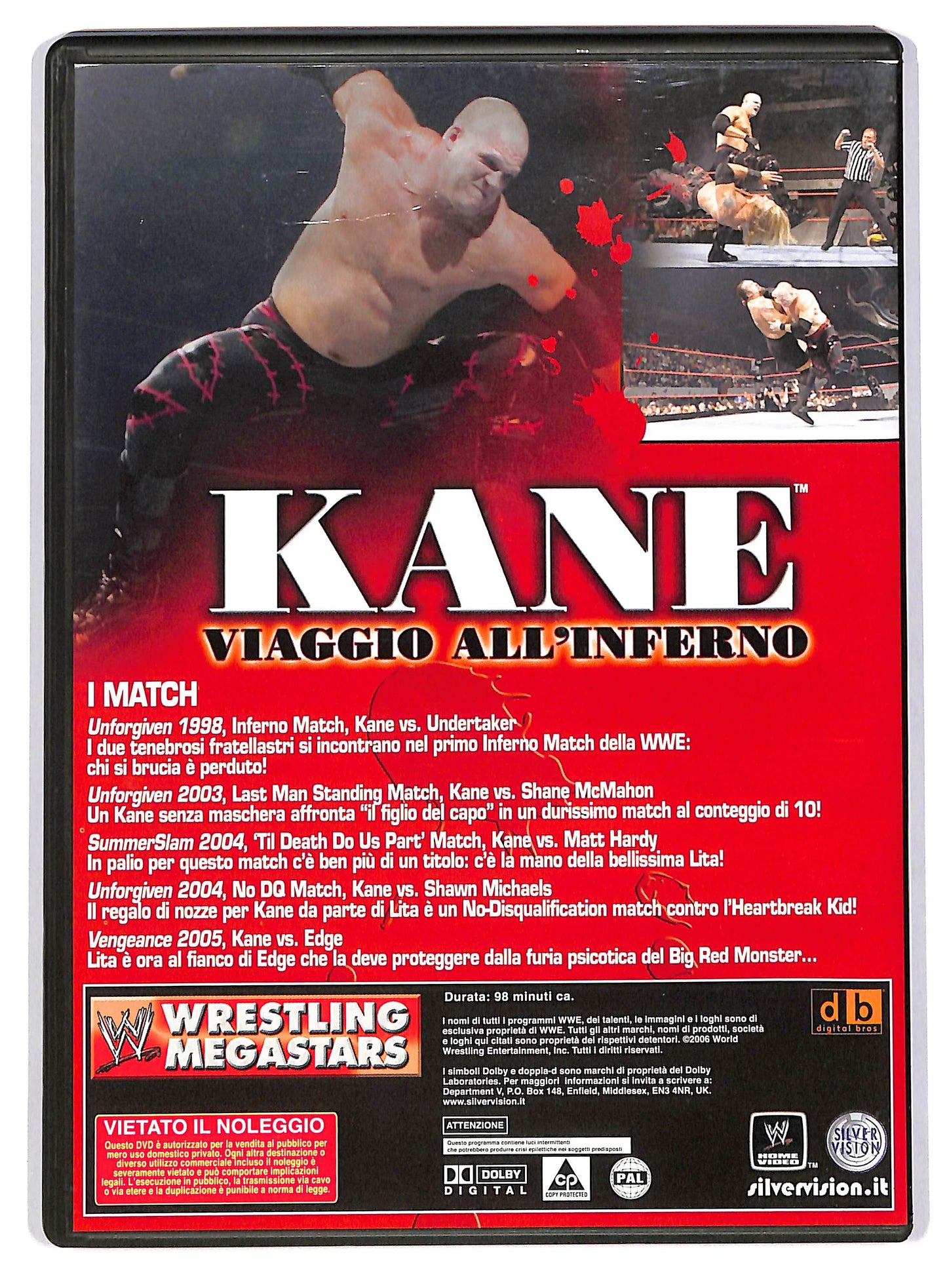 EBOND Wrestling megastars - Kane viaggio all'inferno 14 EDITORIALE DVD D803857