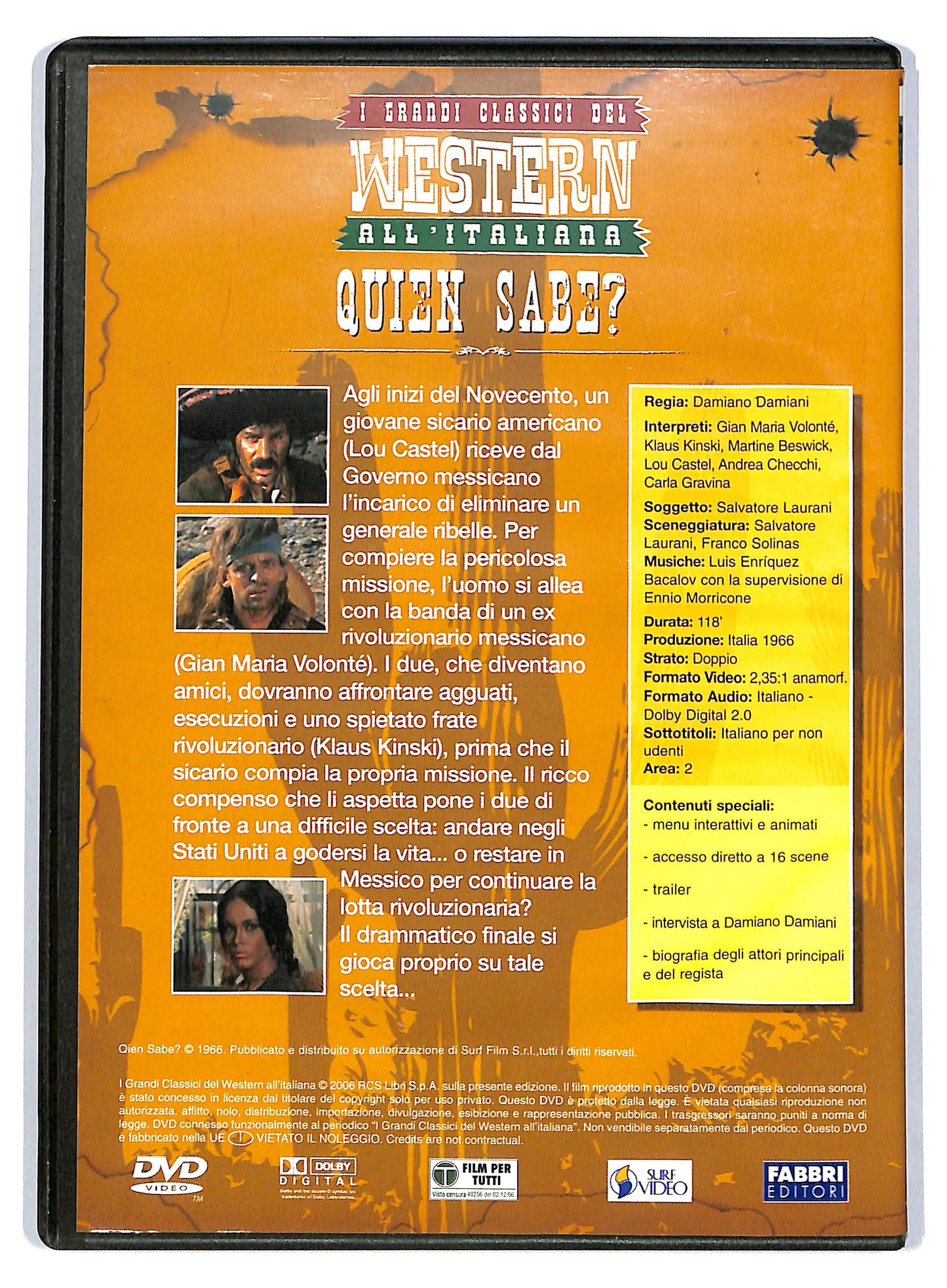 EBOND Quien sabe? - NO BOOKLET EDITORIALE  DVD D803904