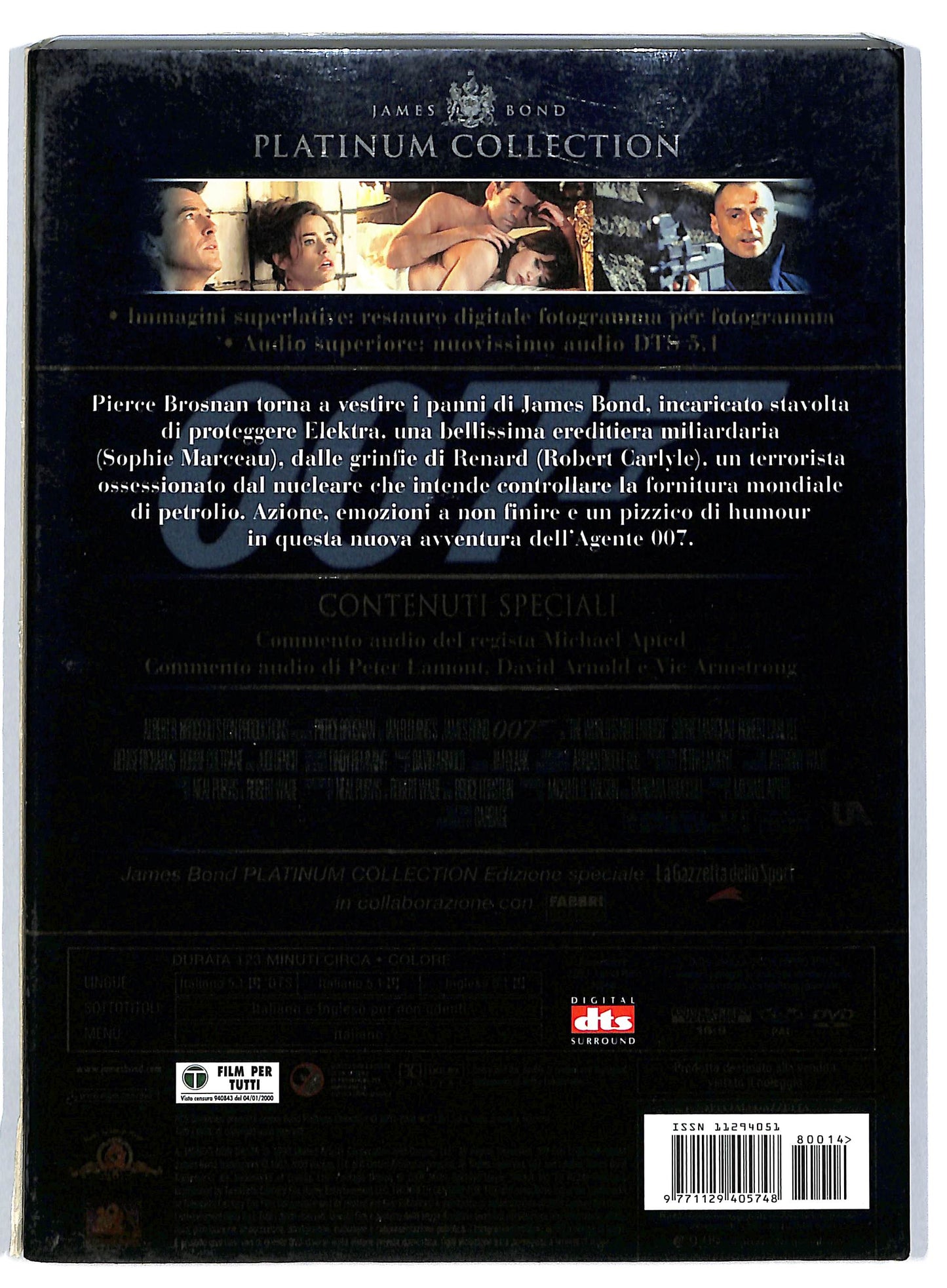 EBOND 007 - Il mondo non basta - Slipcase EDITORIALE  DVD D803912