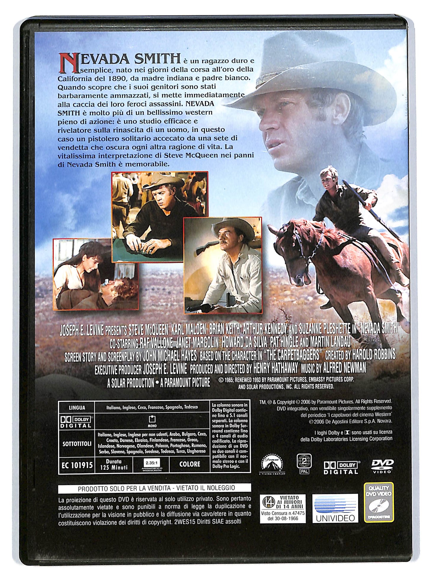 EBOND Nevada Smith - no booklet EDITORIALE  DVD D803916