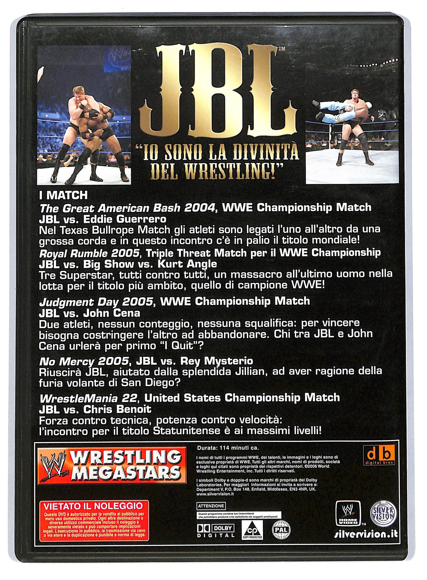 EBOND Wrestling megastars- JBL EDITORIALE DVD D803919