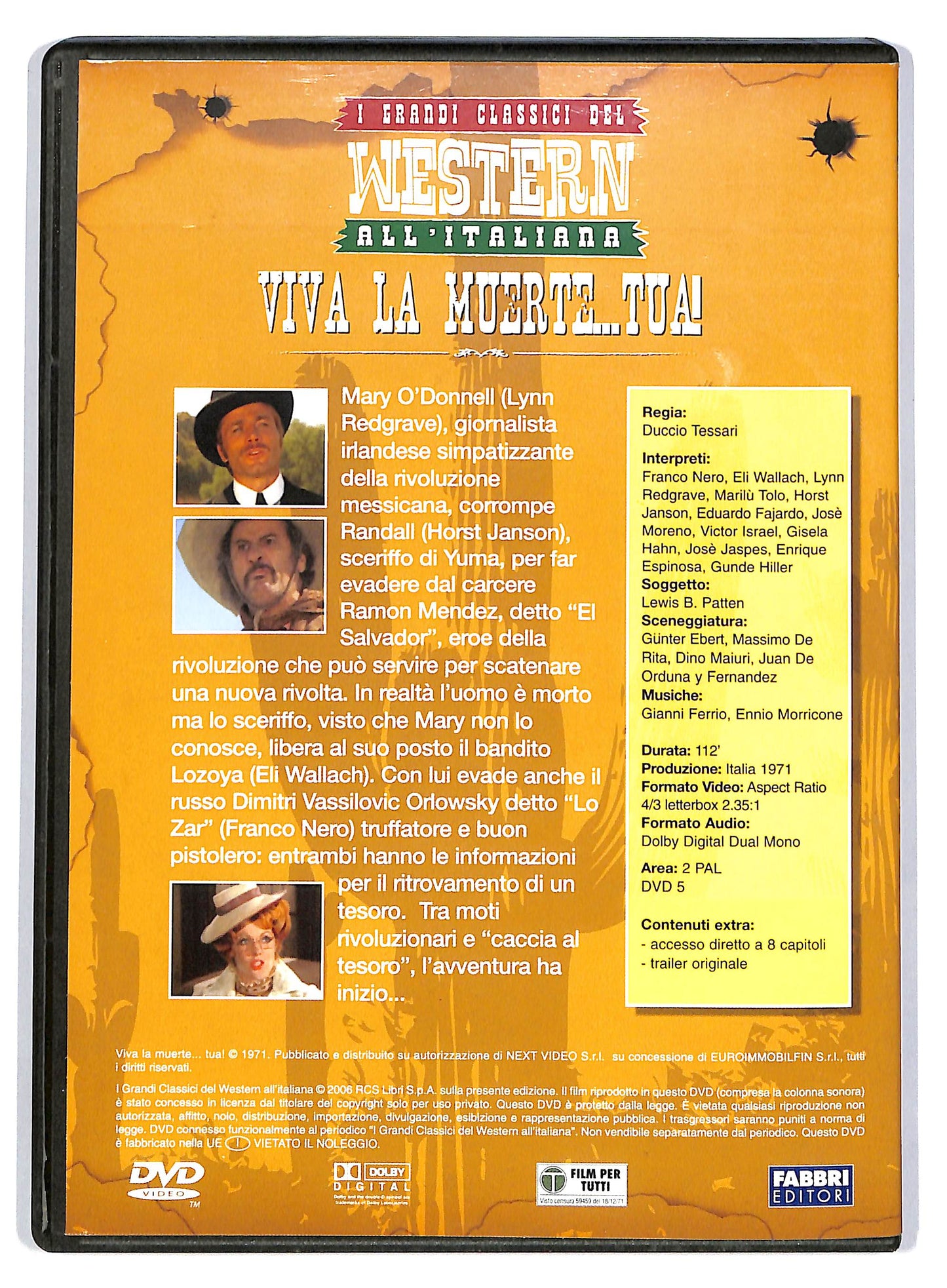 EBOND Viva la muerte... tua! - no booklet EDITORIALE  DVD D803921