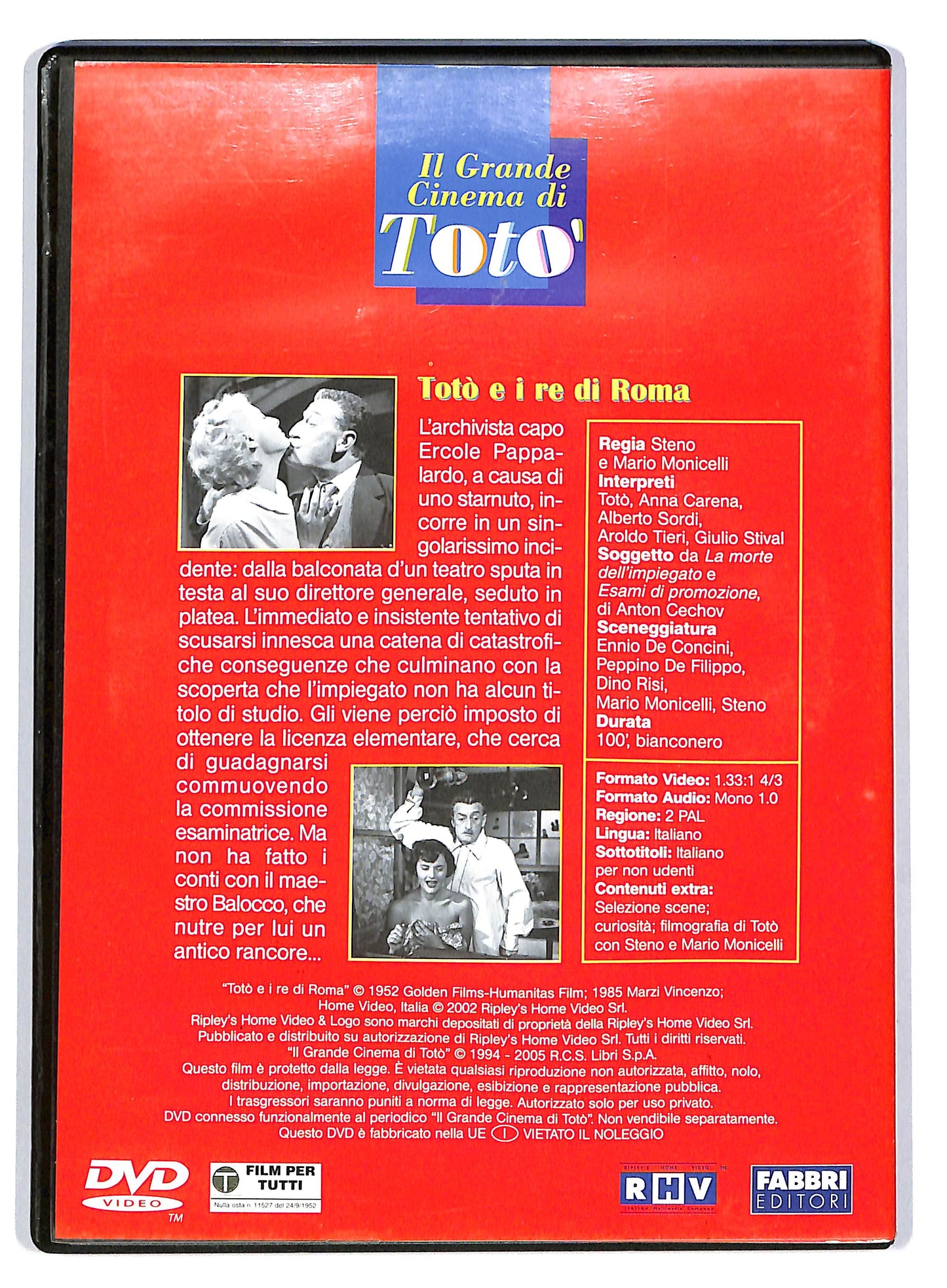 EBOND Toto - Toto e i re di Roma - EDITORIALE  DVD D803924