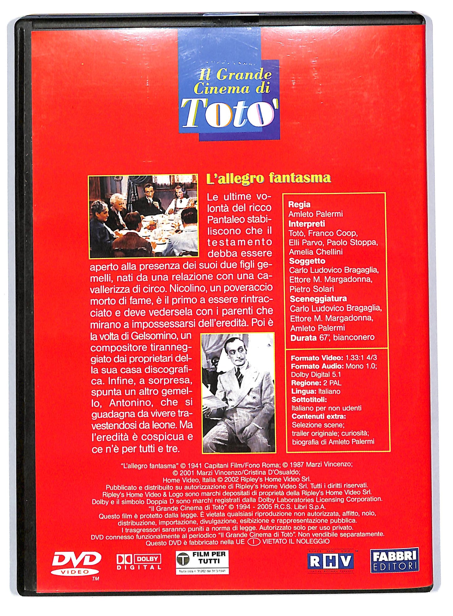 EBOND Toto - L'allegro fantasma - EDITORIALE  DVD D803938