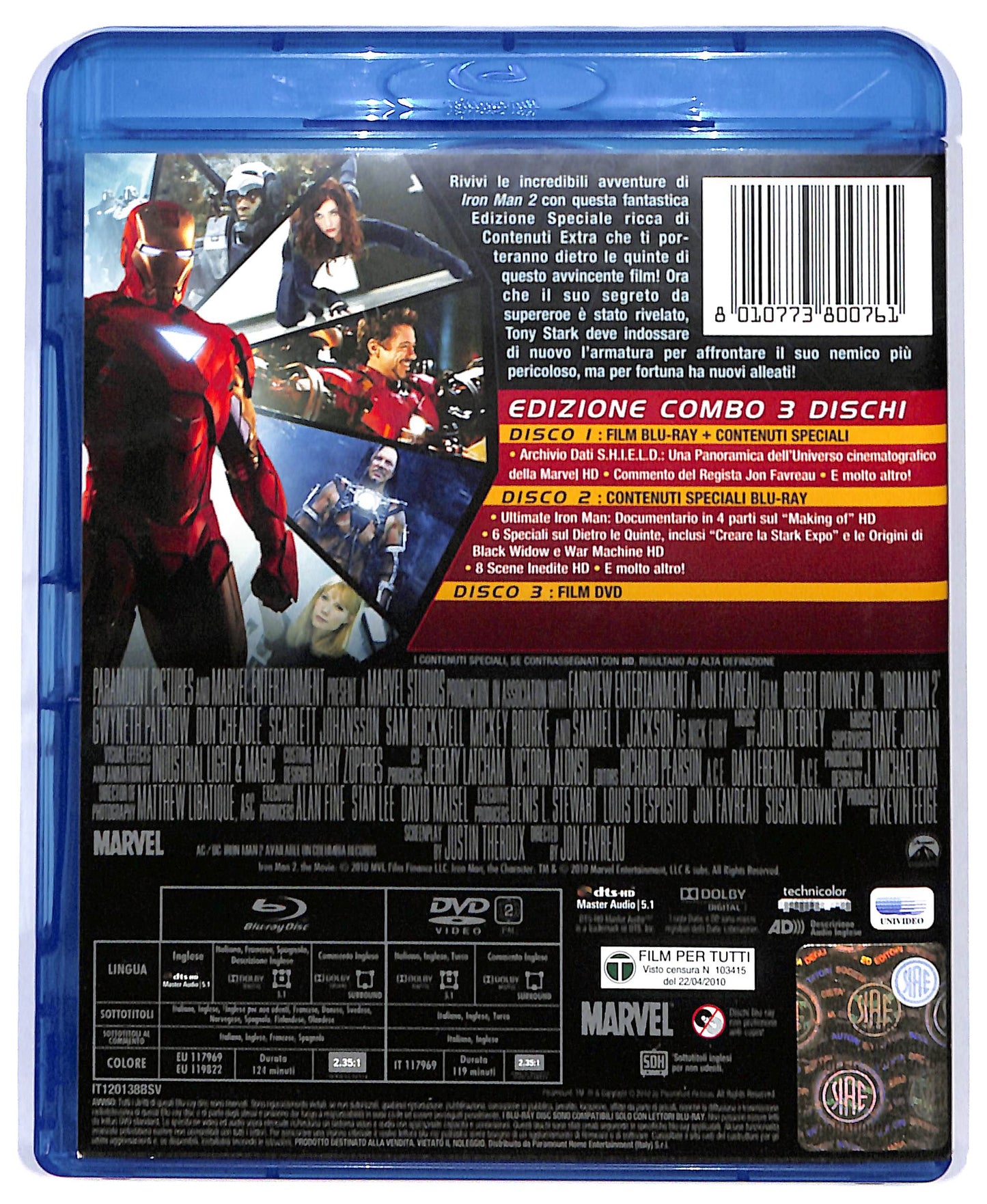 EBOND Iron Man 2 BLURAY D804328