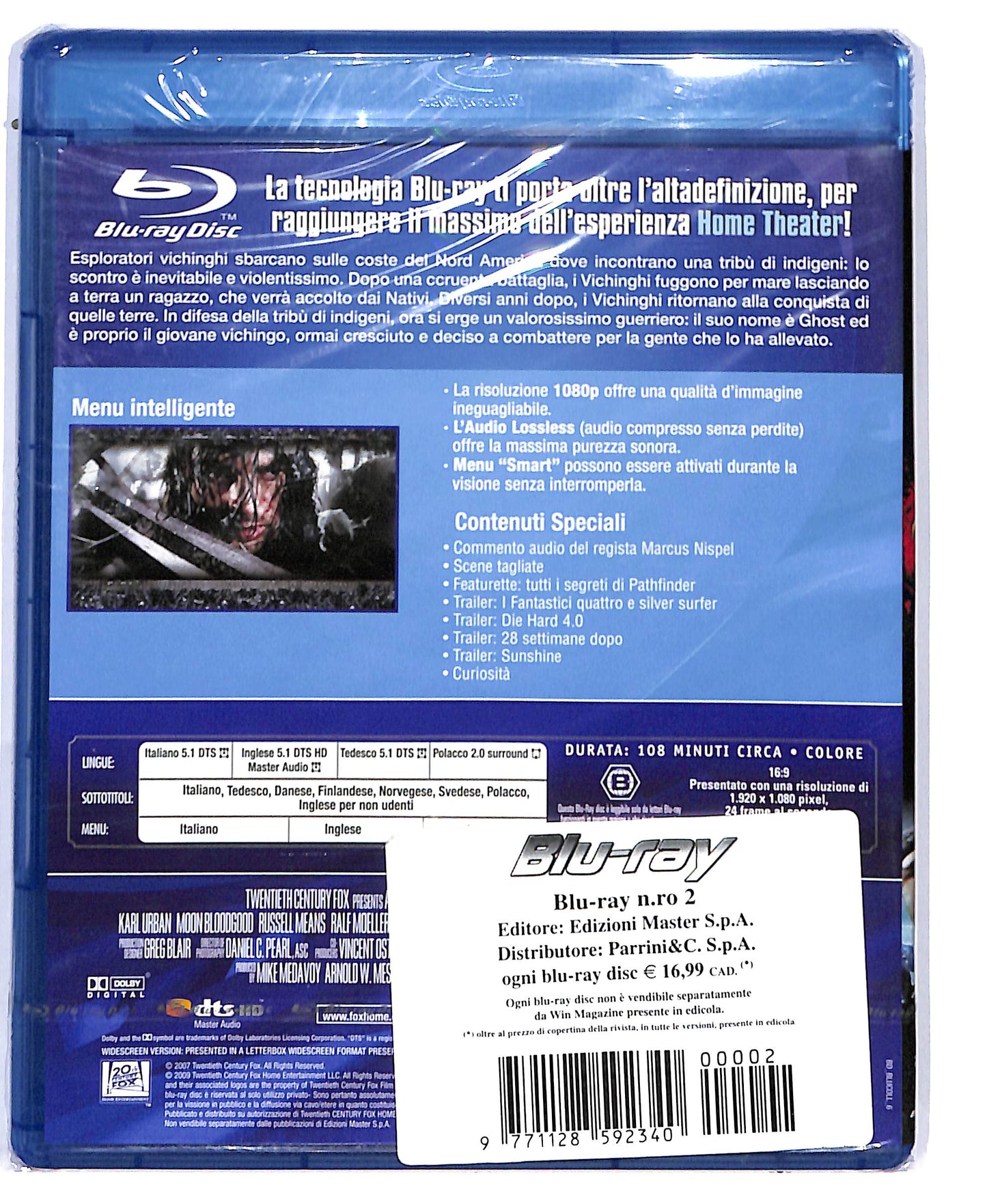 EBOND Pathfinder Unrated EDITORIALE  BLURAY D804354