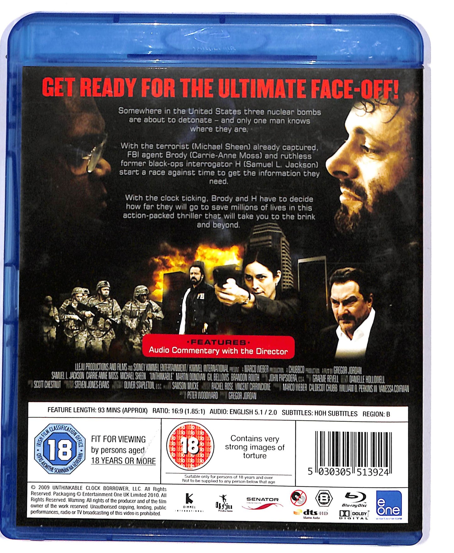 EBOND Unthinkable - NO ITA BLURAY D804440