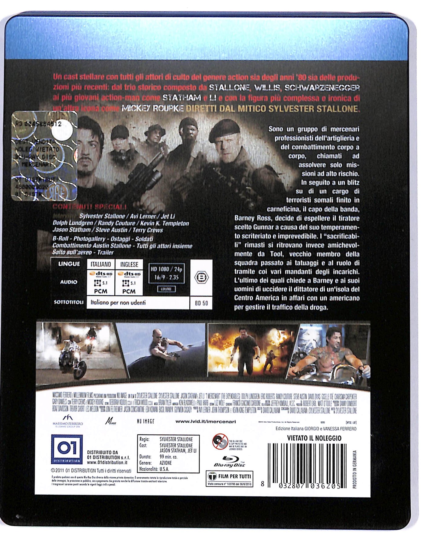 EBOND I mercenari - the expendables STEELBOOK BLURAY D804516