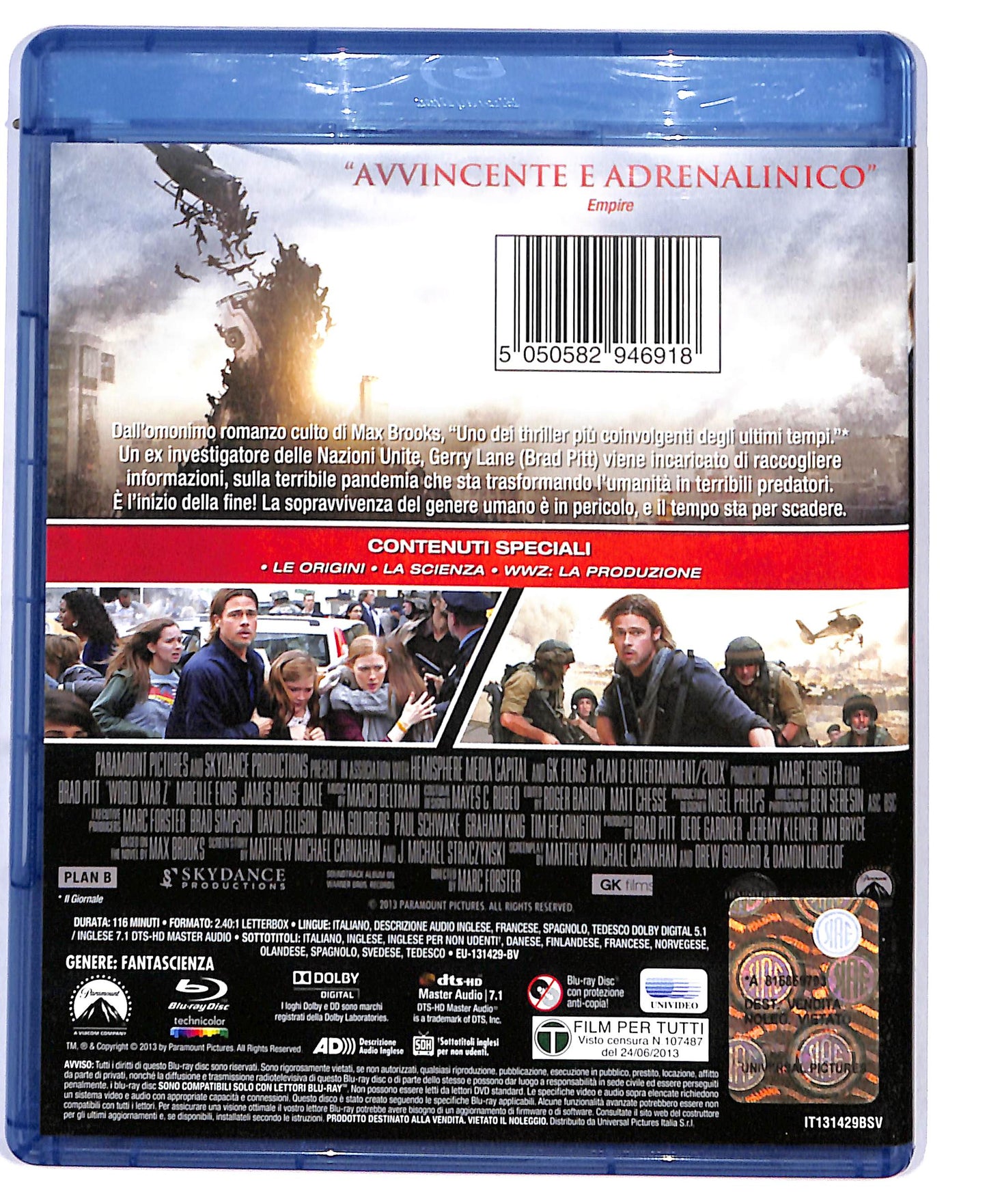 EBOND World War Z BLURAY D804522