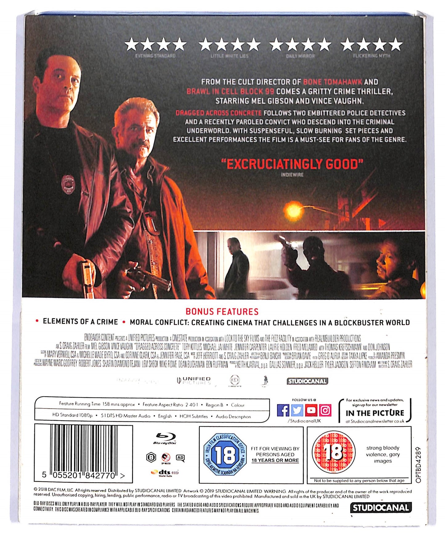 EBOND Dragged Across Concrete  BLURAY UK EDITION BLURAY D804606