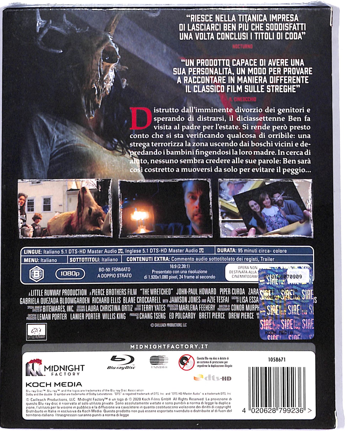 EBOND Wretched  La madre oscura  BLURAY +Booklet BLURAY D804614
