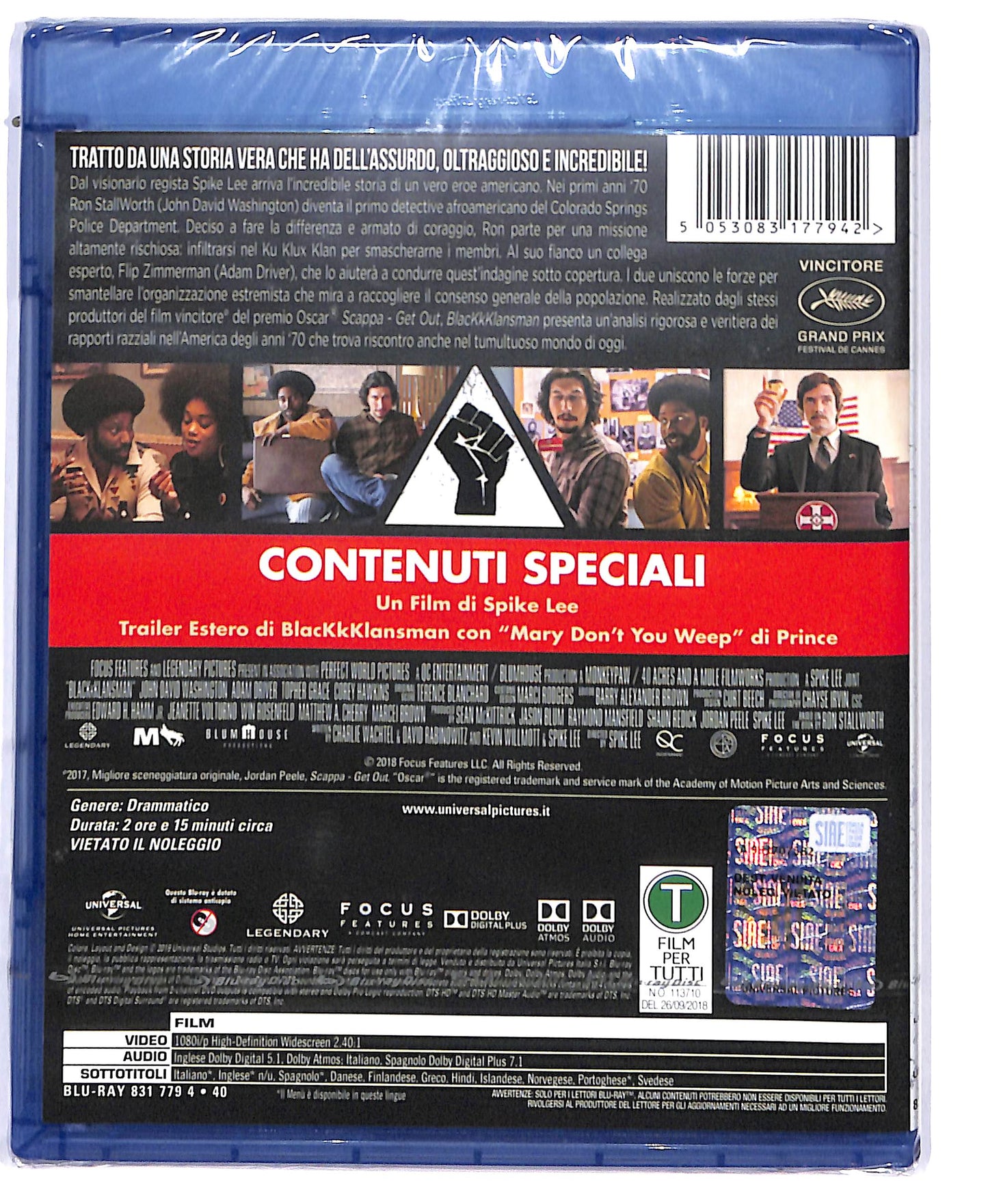 EBOND BlacKkKlansman BLURAY D804634