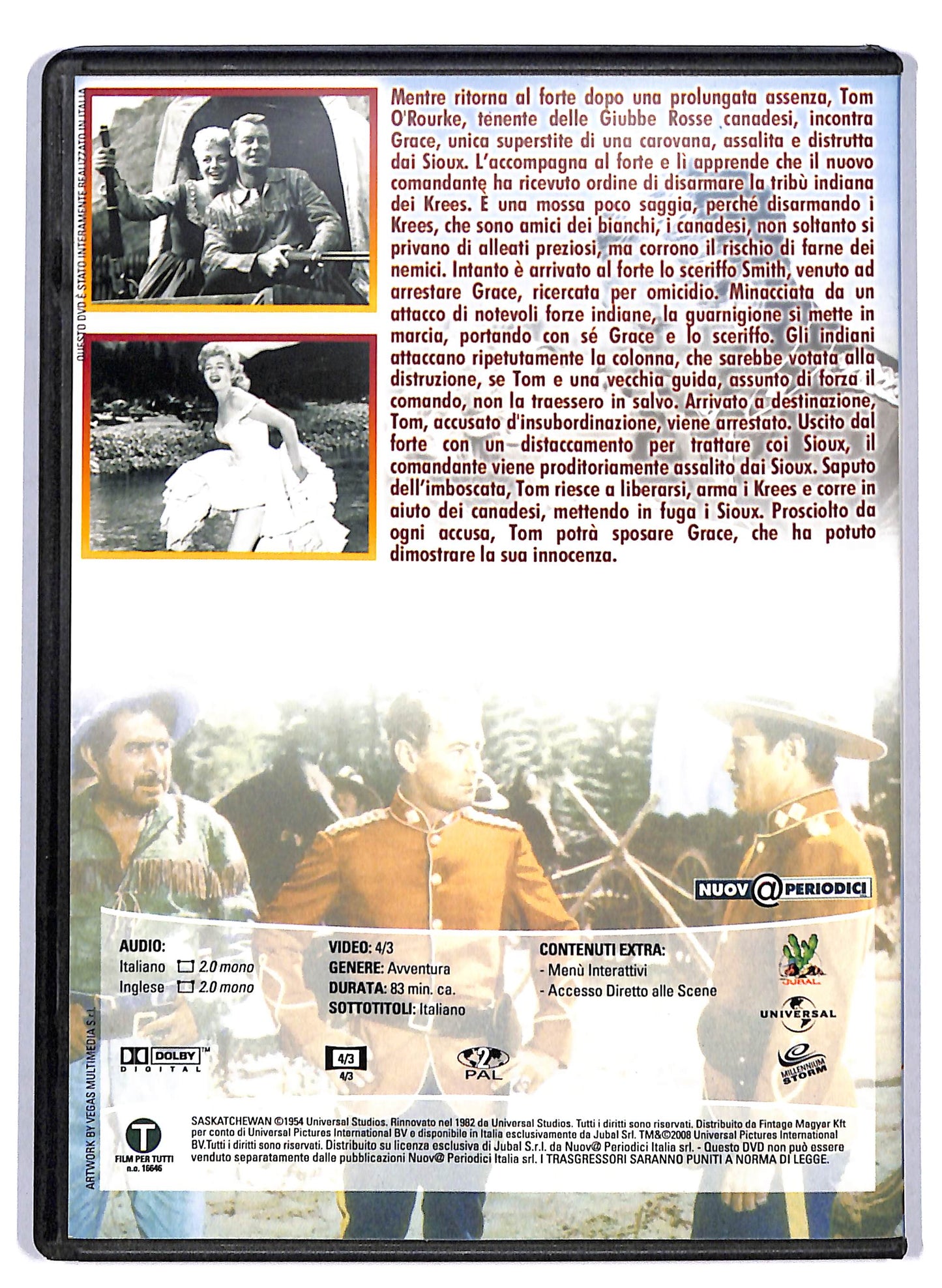 EBOND Le giubbe rosse del Saskatchewan EDITORIALE DVD D804714