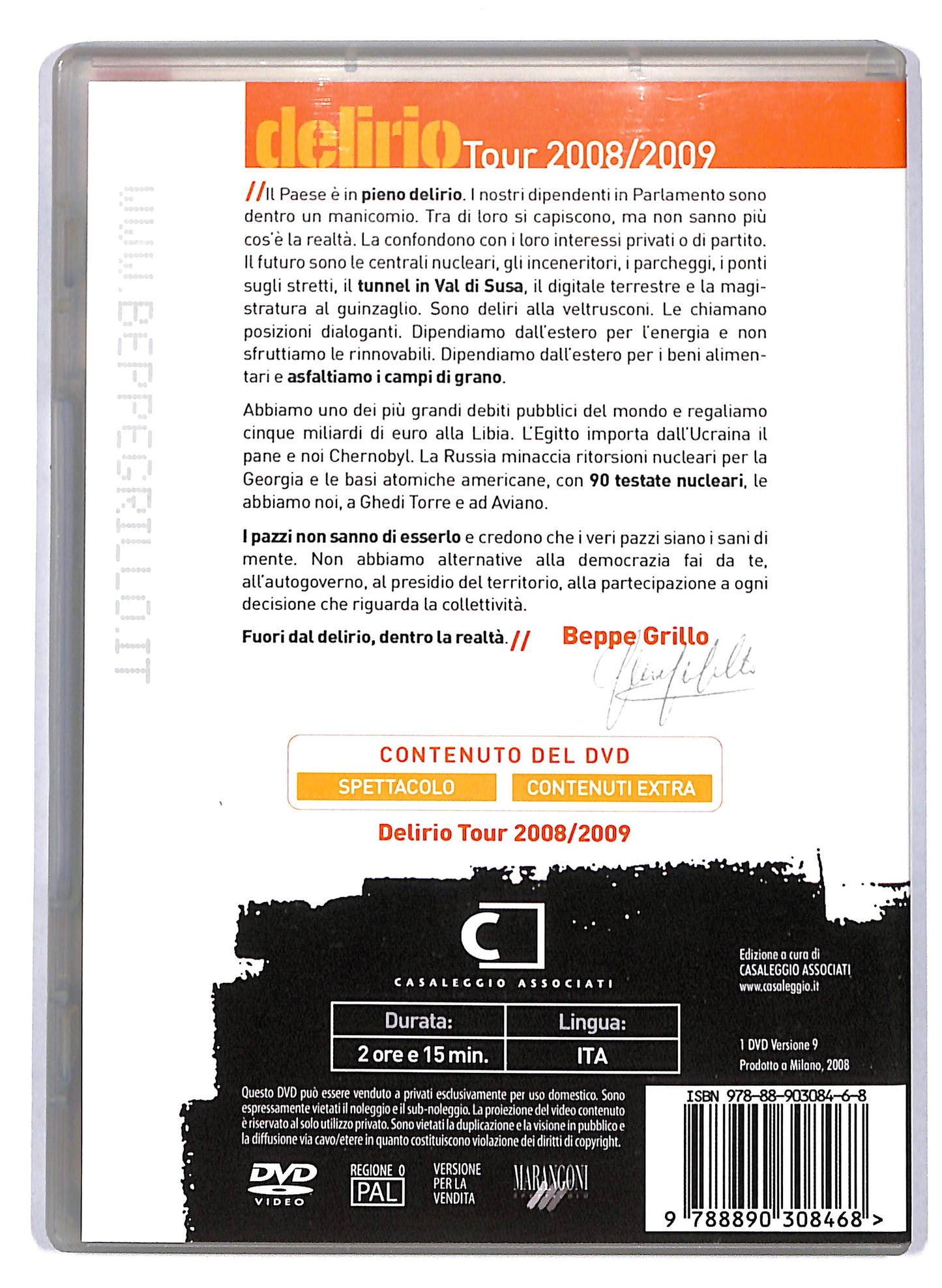 EBOND Beppe Grillo - Delirio DVD D804718