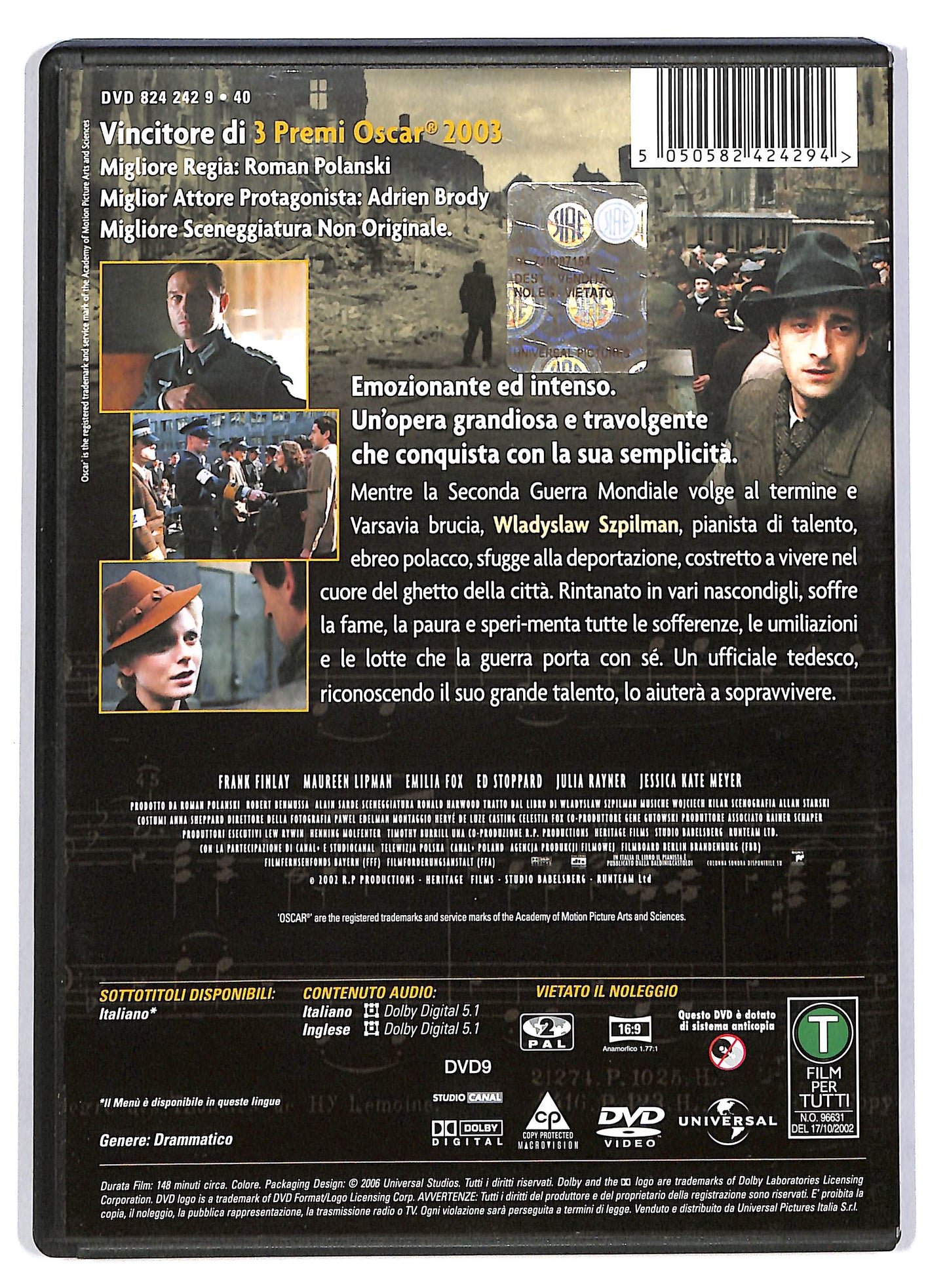 EBOND Il pianista  DVD D804803