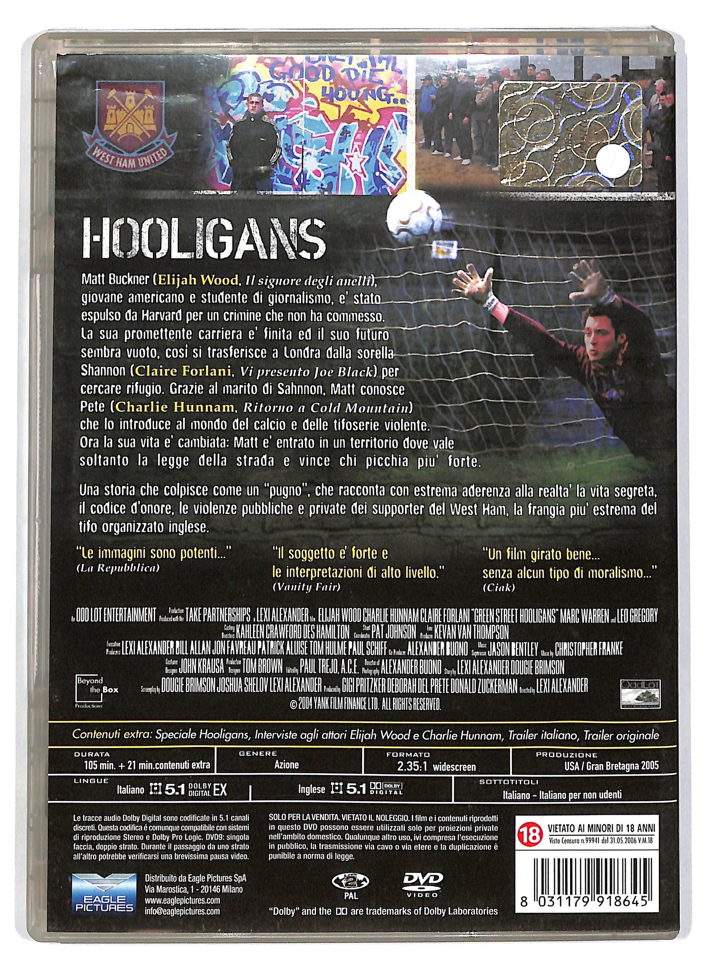 EBOND Hooligans DVD D804853