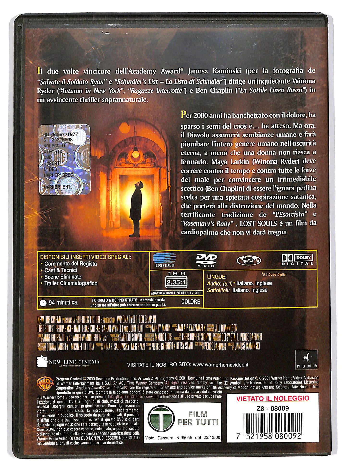 EBOND Lost Souls - La profezia DVD D804912
