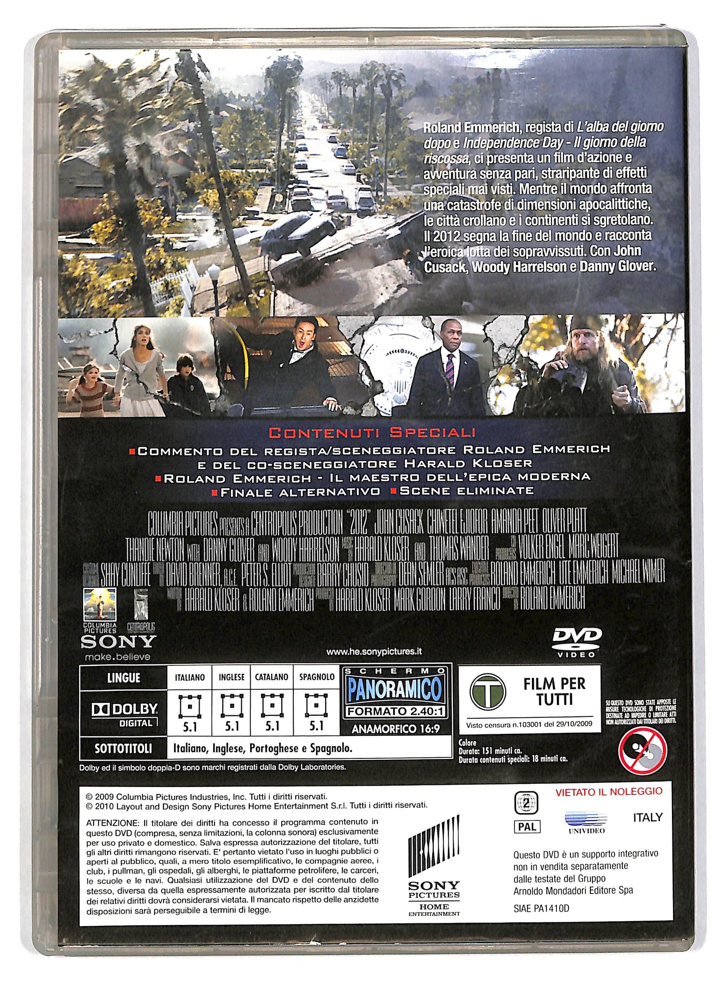 EBOND 2012 - EDITORIALE  DVD D804919