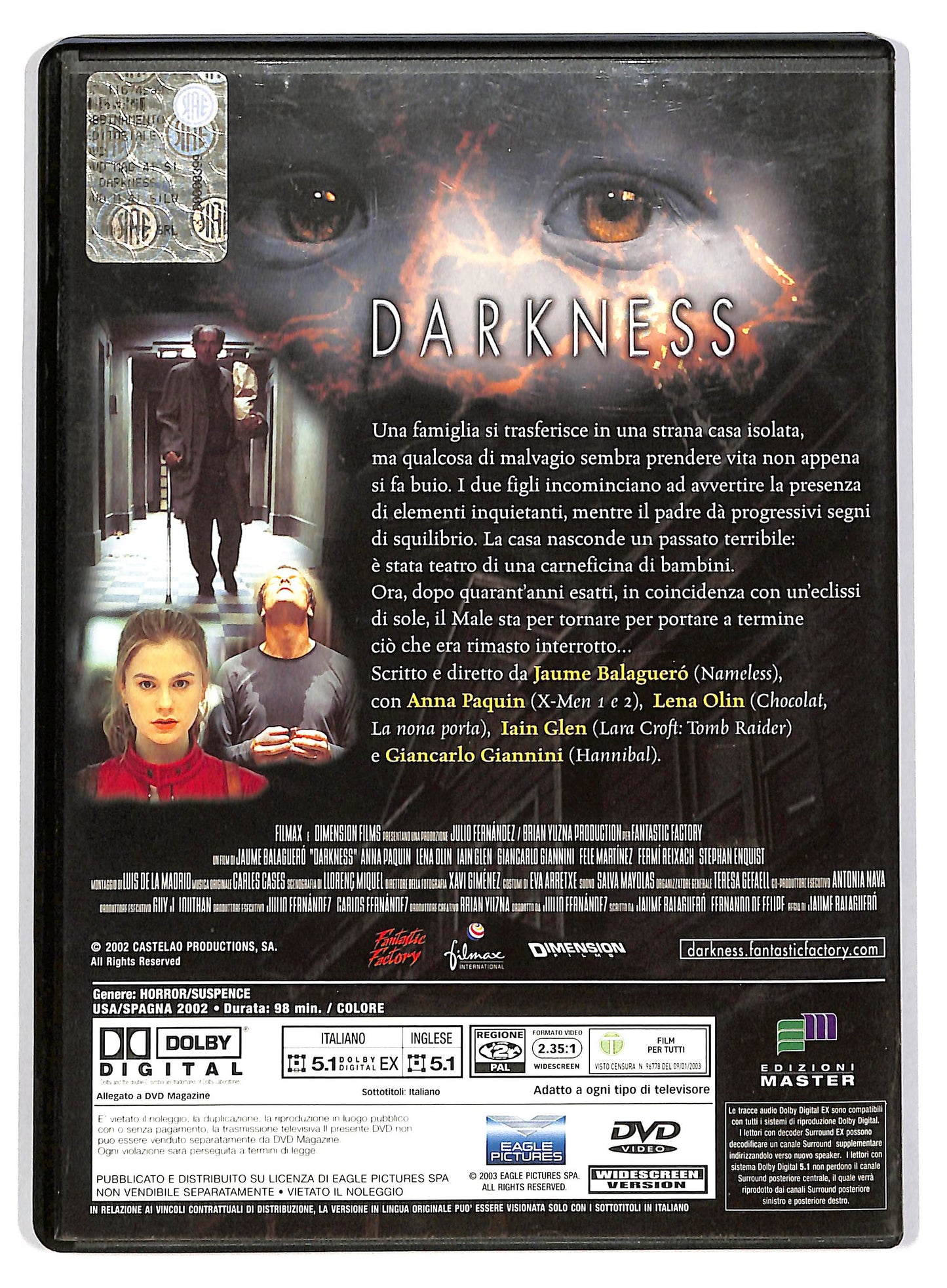 EBOND Darkness - EDITORIALE  DVD D804921