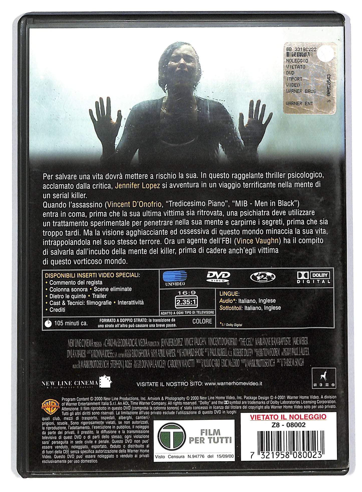 EBOND The Cell - La cellula DVD D805001