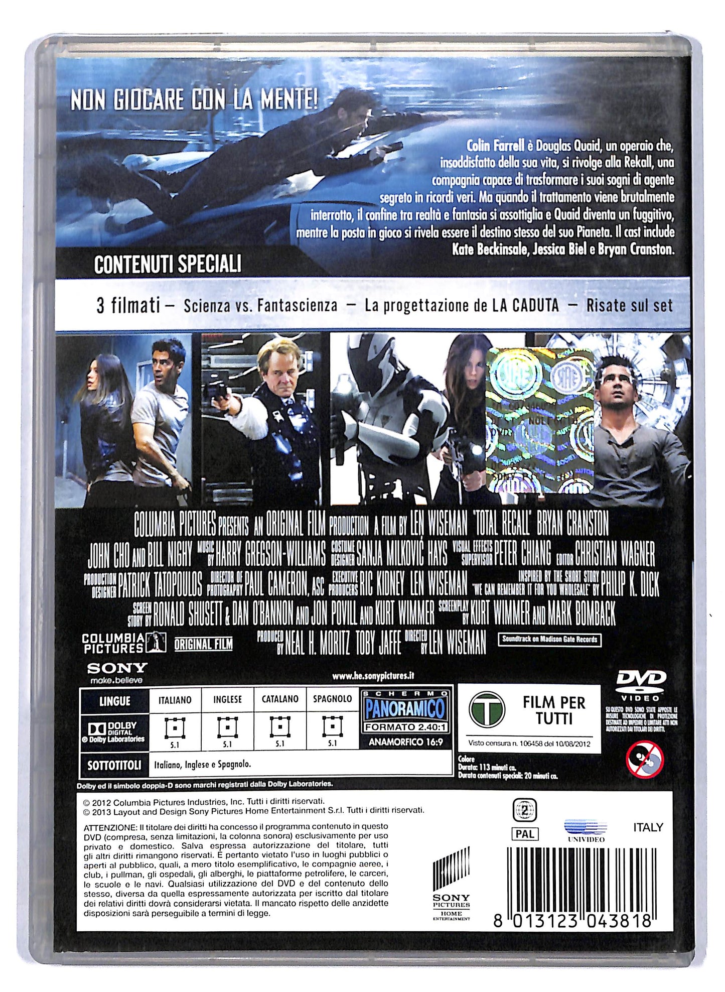 EBOND Total Recall - Atto Di Forza DVD D805159