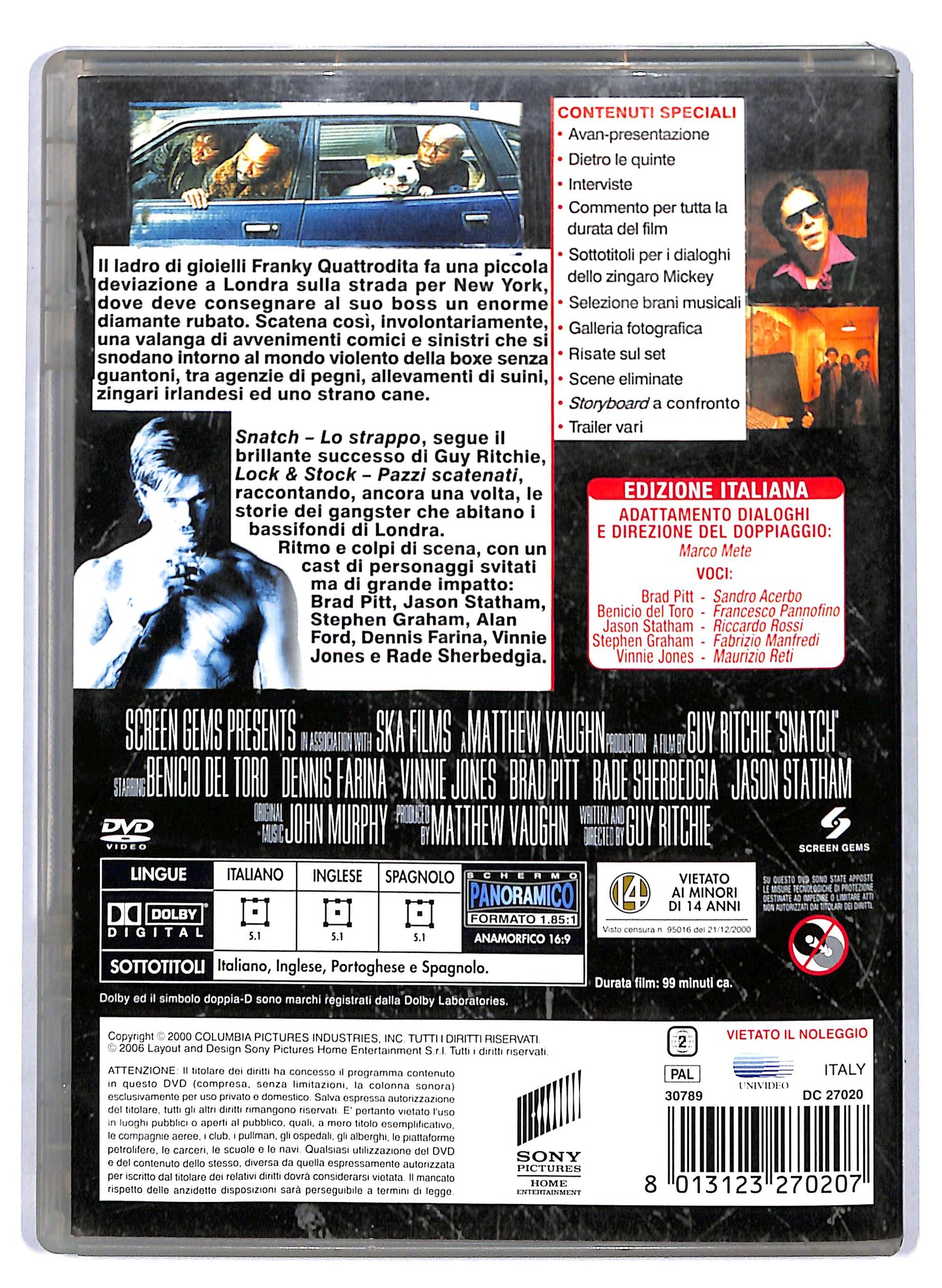 EBOND Snatch - Lo Strappo DVD D805220