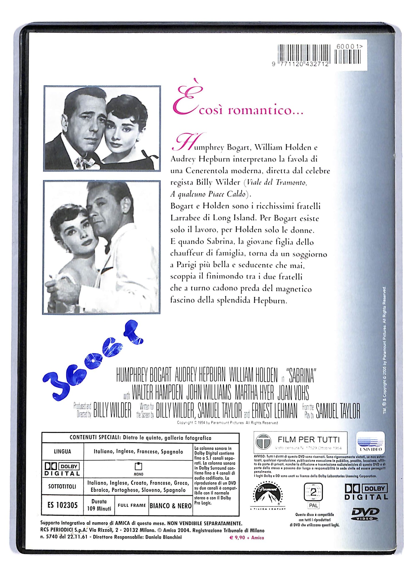 EBOND Audrey Hepburn Collection - Sabrina DVD D805230