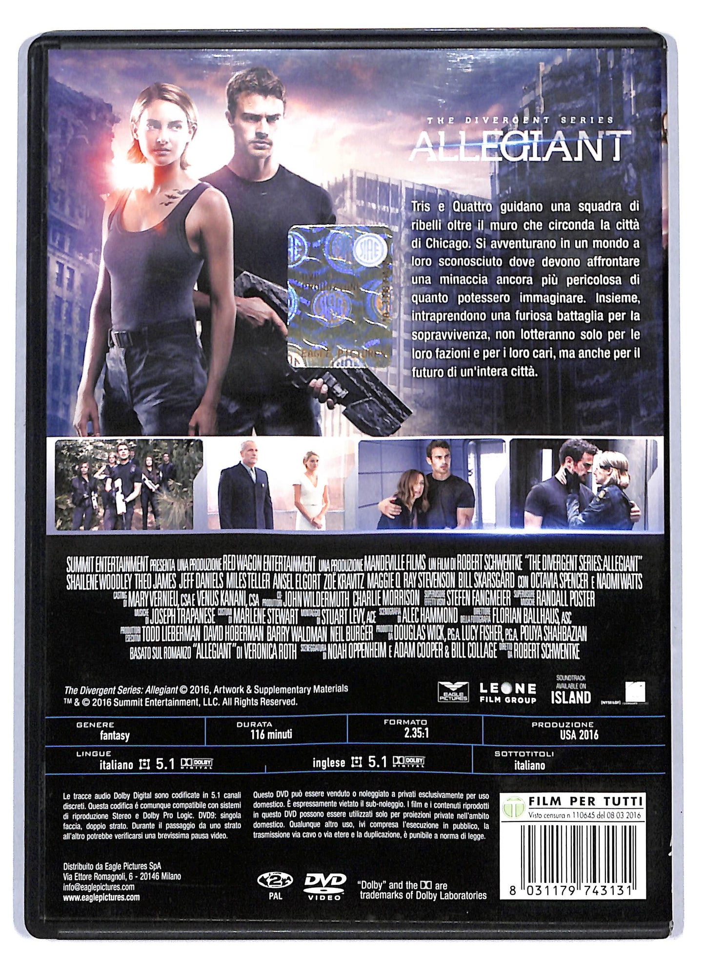 EBOND The Divergent Series: Allegiant DVD D805235