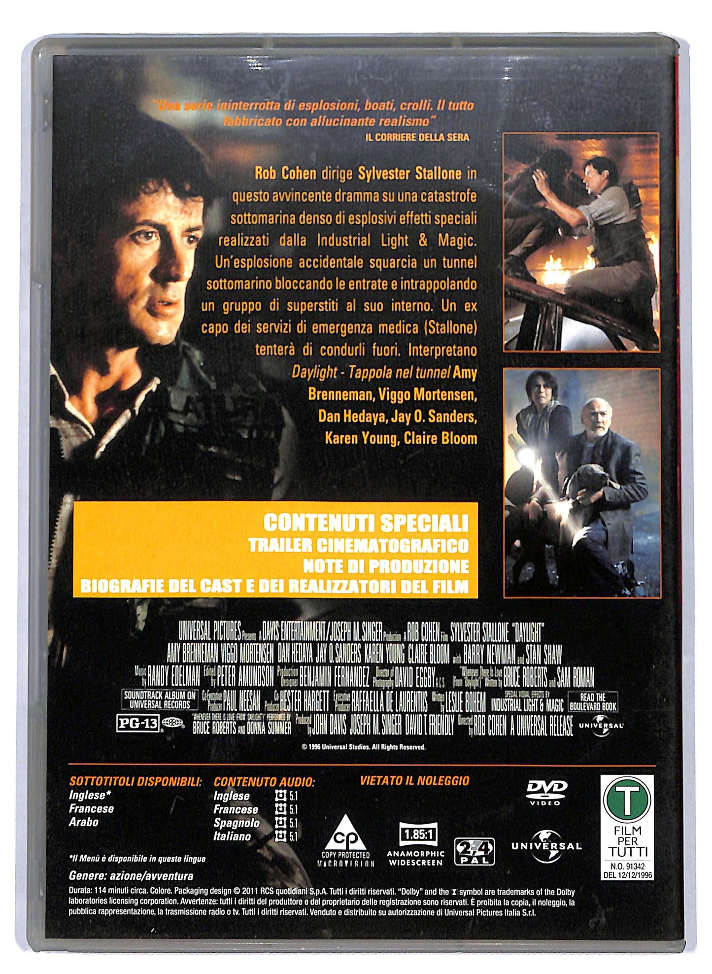 EBOND Daylight - Trappola nel tunnel EDITORIALE DVD D805353