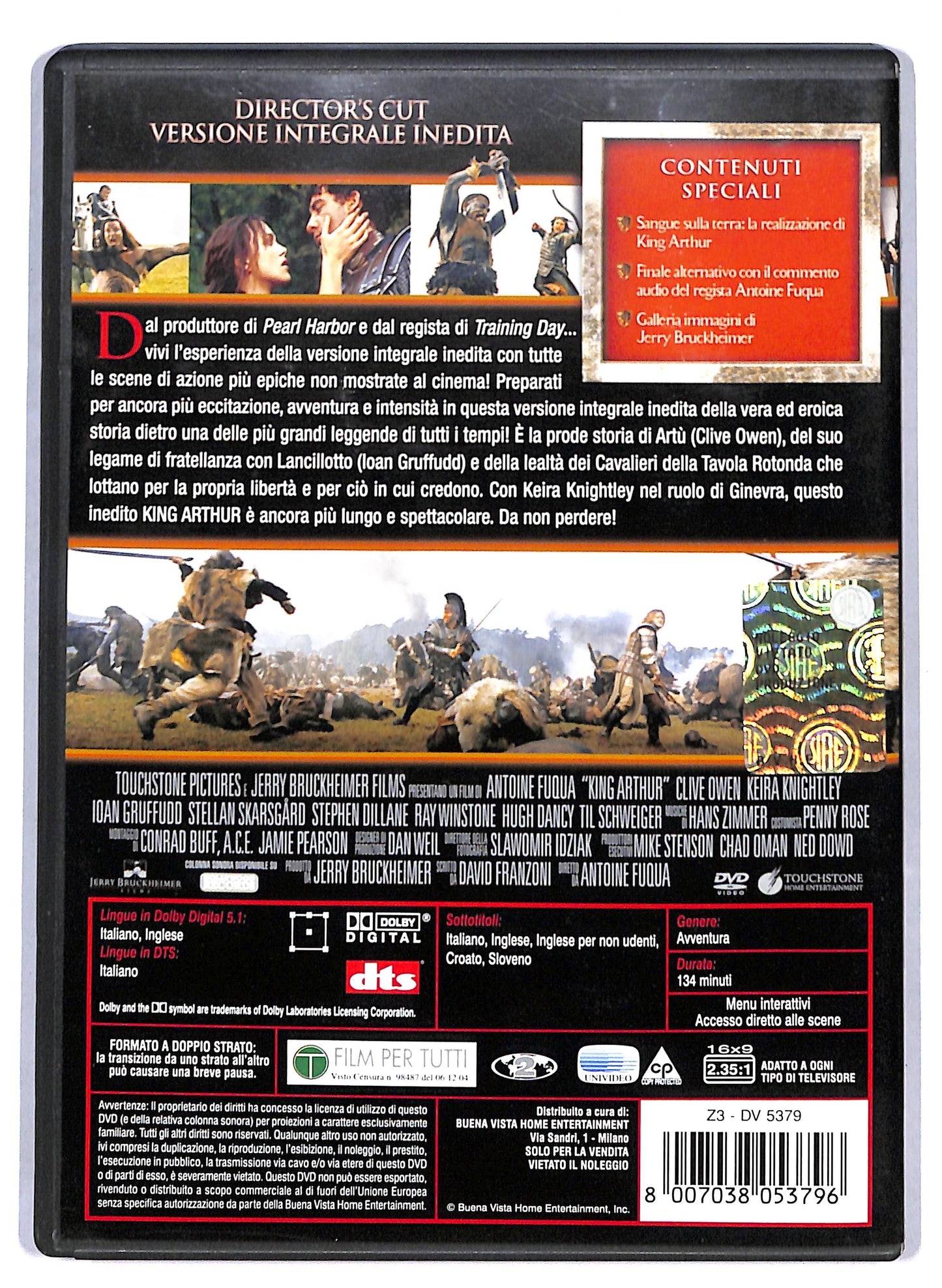 EBOND King Arthur Versione Integrale DVD D805412
