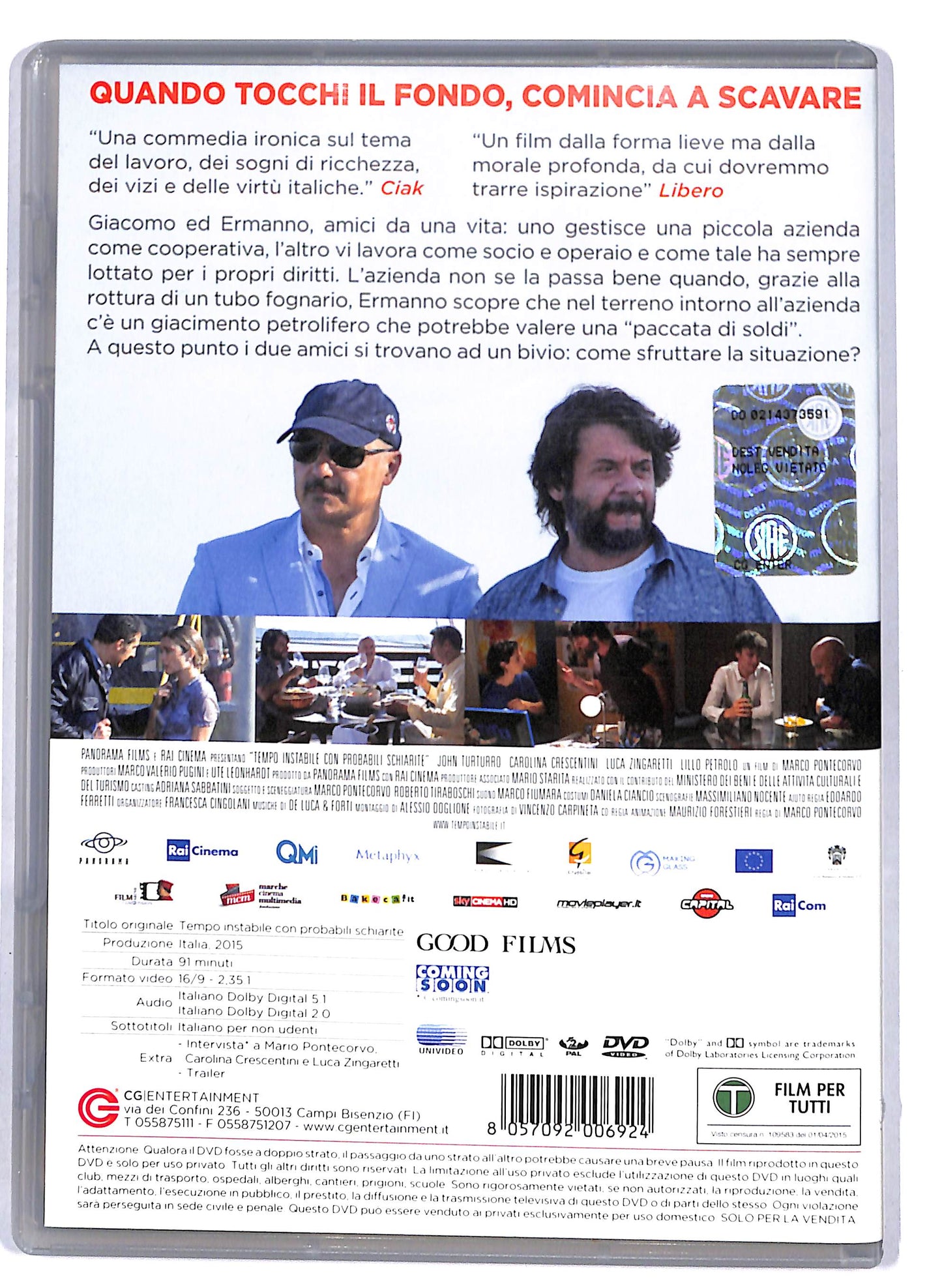 EBOND Tempo instabile con probabili schiarite DVD D805426