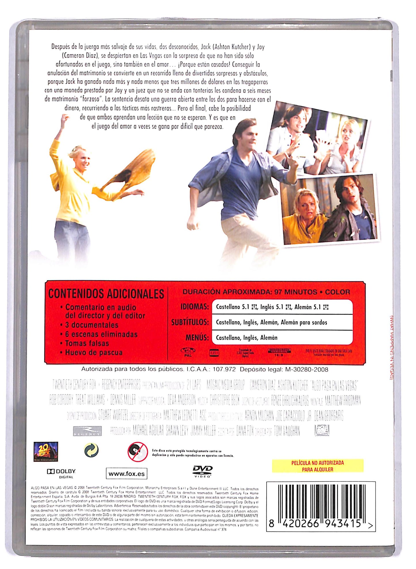 EBOND Algo pasa en Las Vegas (NO ITA) DVD D805562