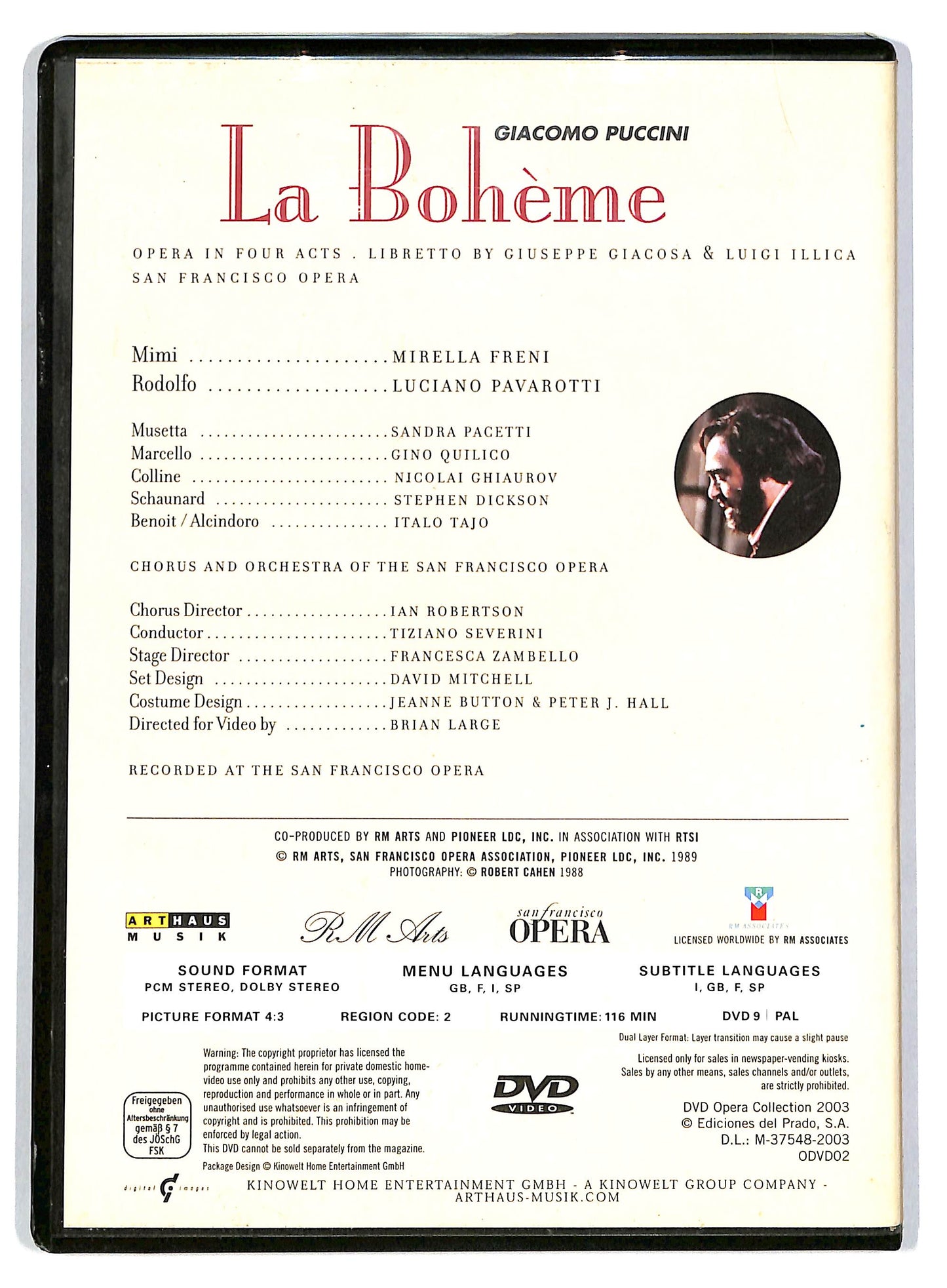 EBOND Dvd Opera Collection - La Boheme Fascicolo Vol.5 EDITORIALE  DVD D805615