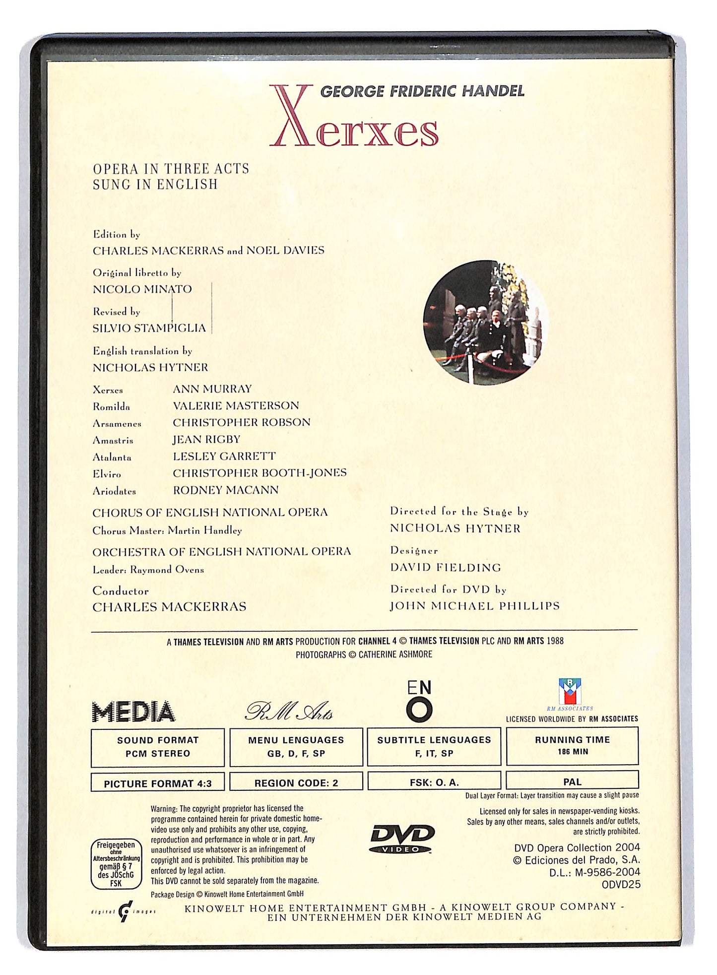 EBOND Dvd Opera Collection - Xerxes  Fascicolo EDITORIALE  DVD D805624