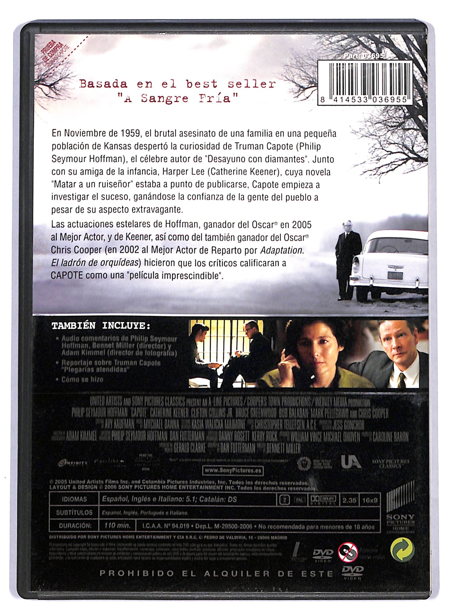 EBOND Truman Capote DVD D806042