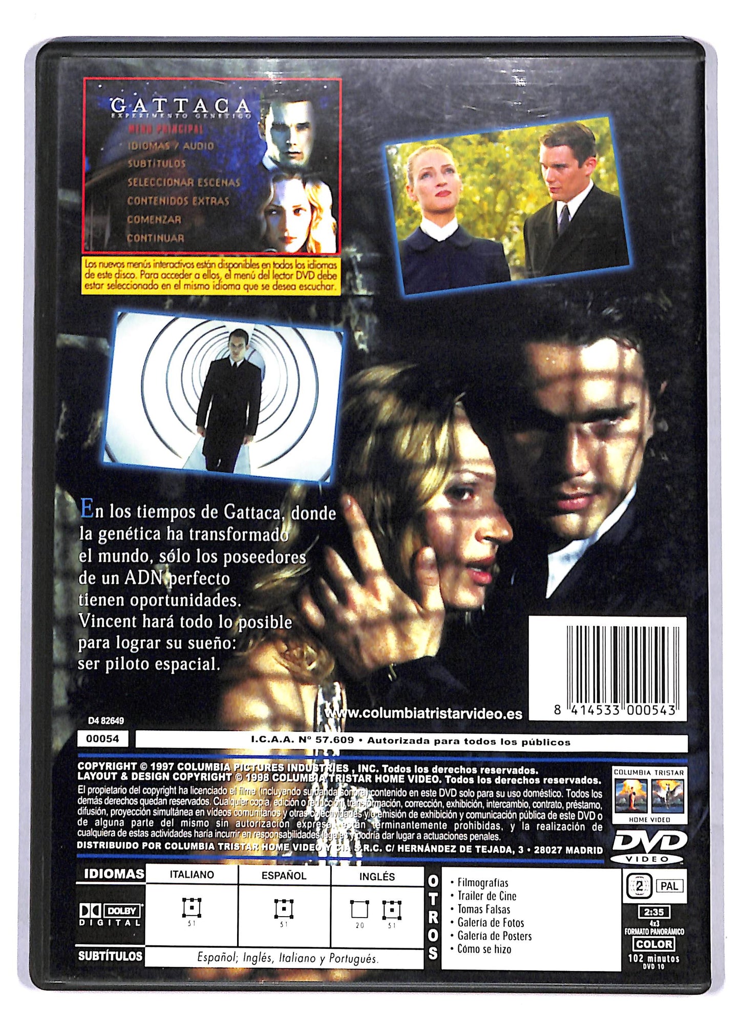 EBOND Gattaca - Un Experimento Genetico  DVD D806208