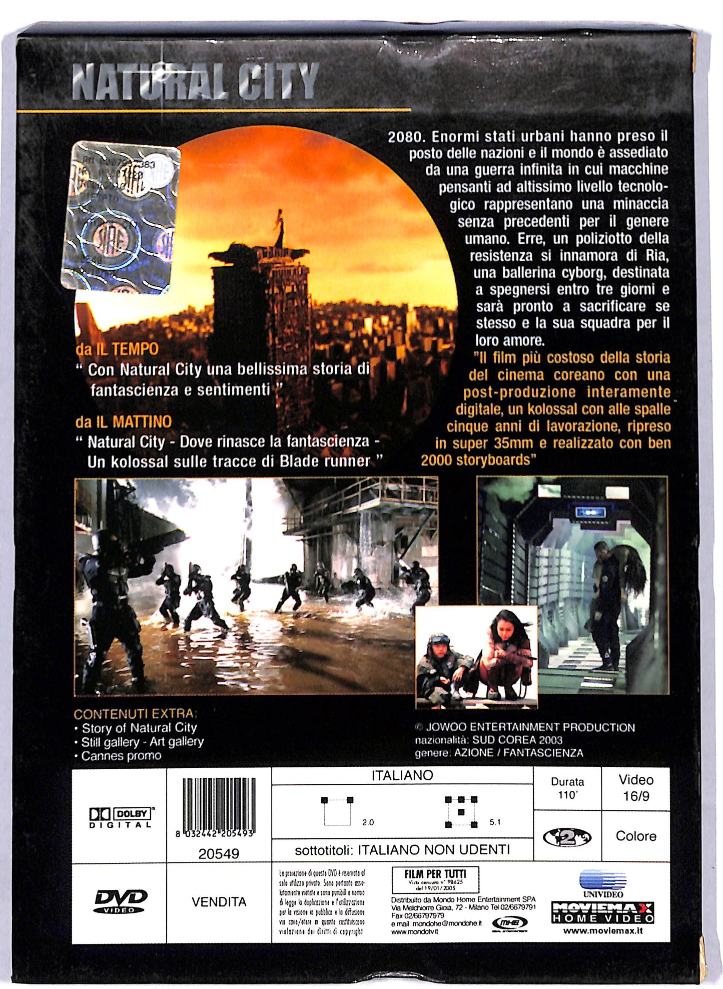 EBOND Natural City DVD D806220