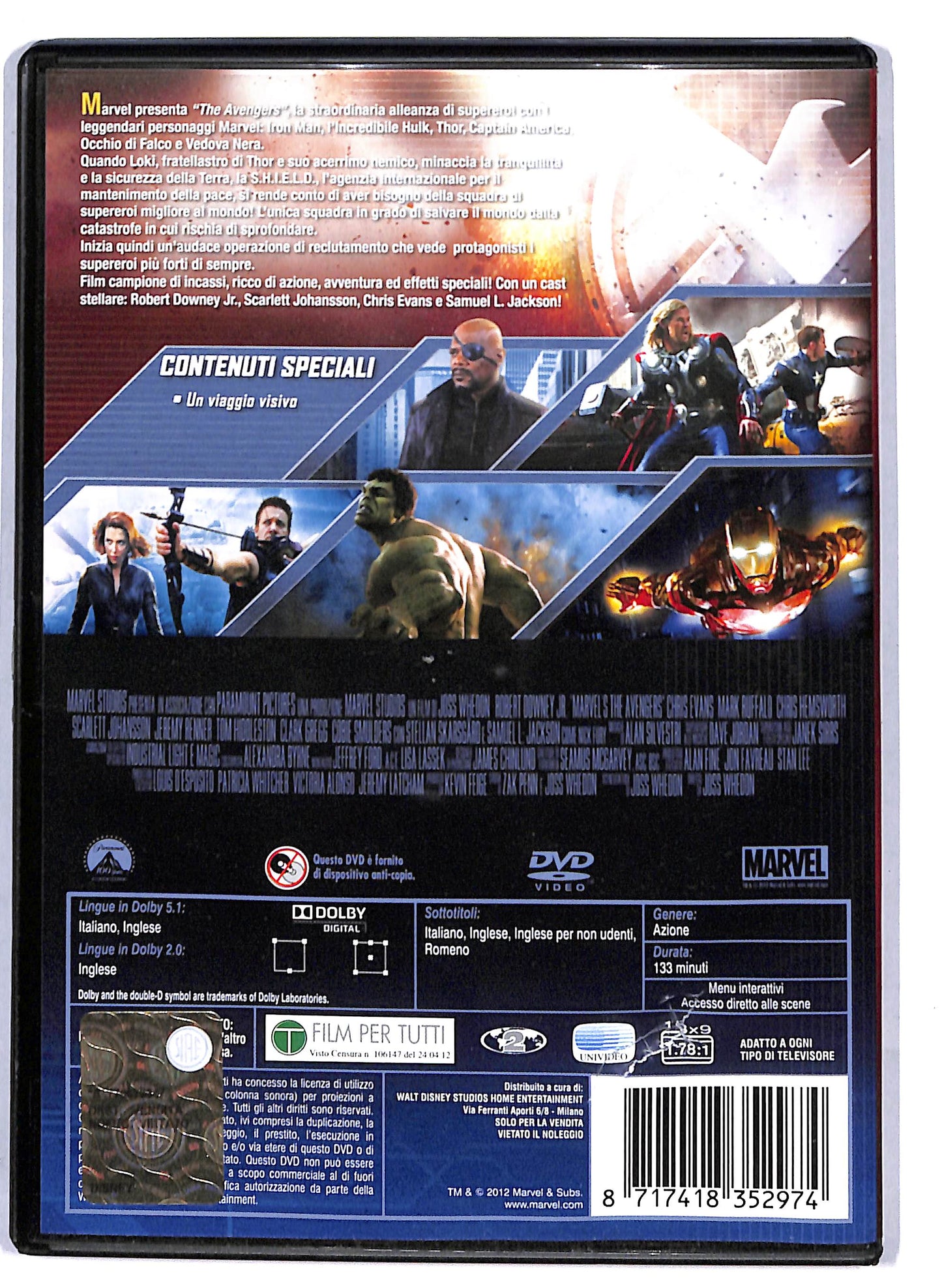 EBOND Marvels - The Avengers DVD D806336