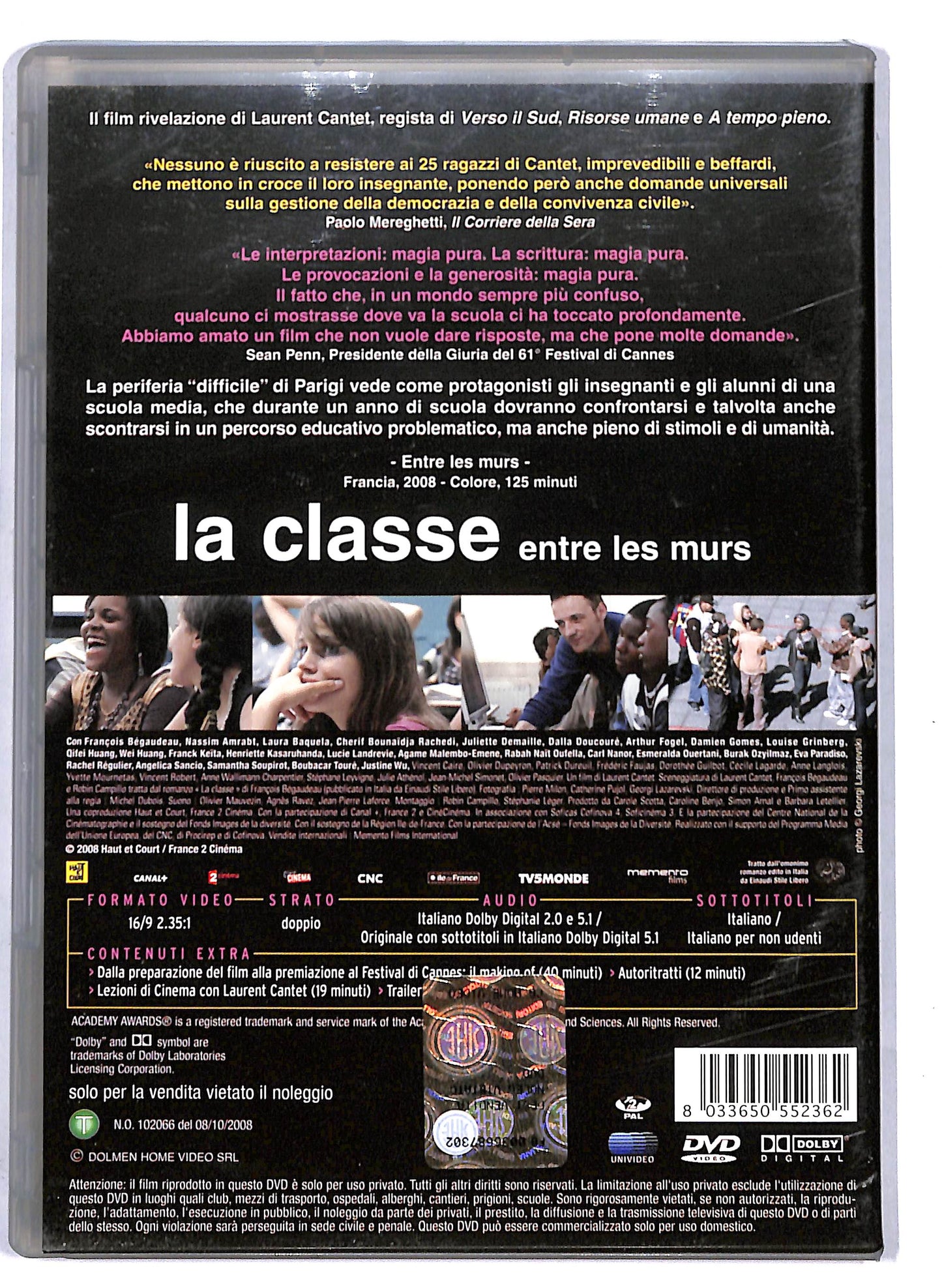 EBOND La Classe - Entre Les Murs DVD D806342