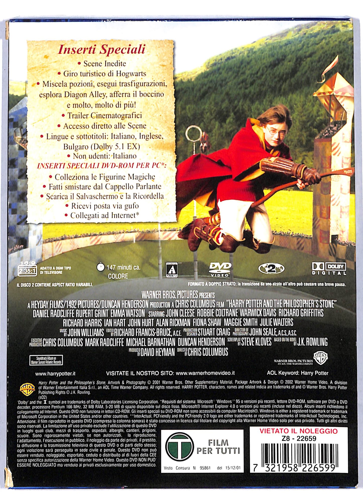 EBOND Harry Potter e la pietra filosofale (2 DVD) DIGIPACK DVD D806355