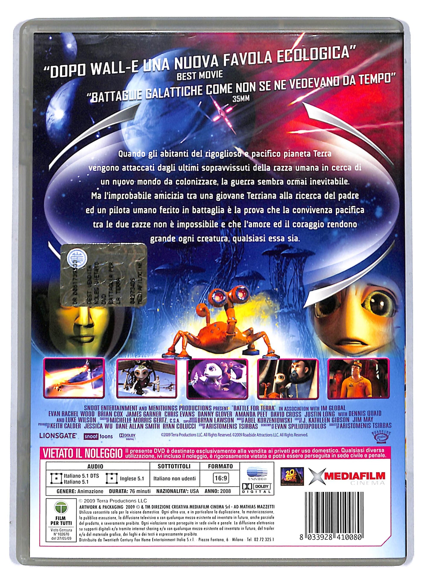 EBOND Battaglia per la Terra DVD D806509