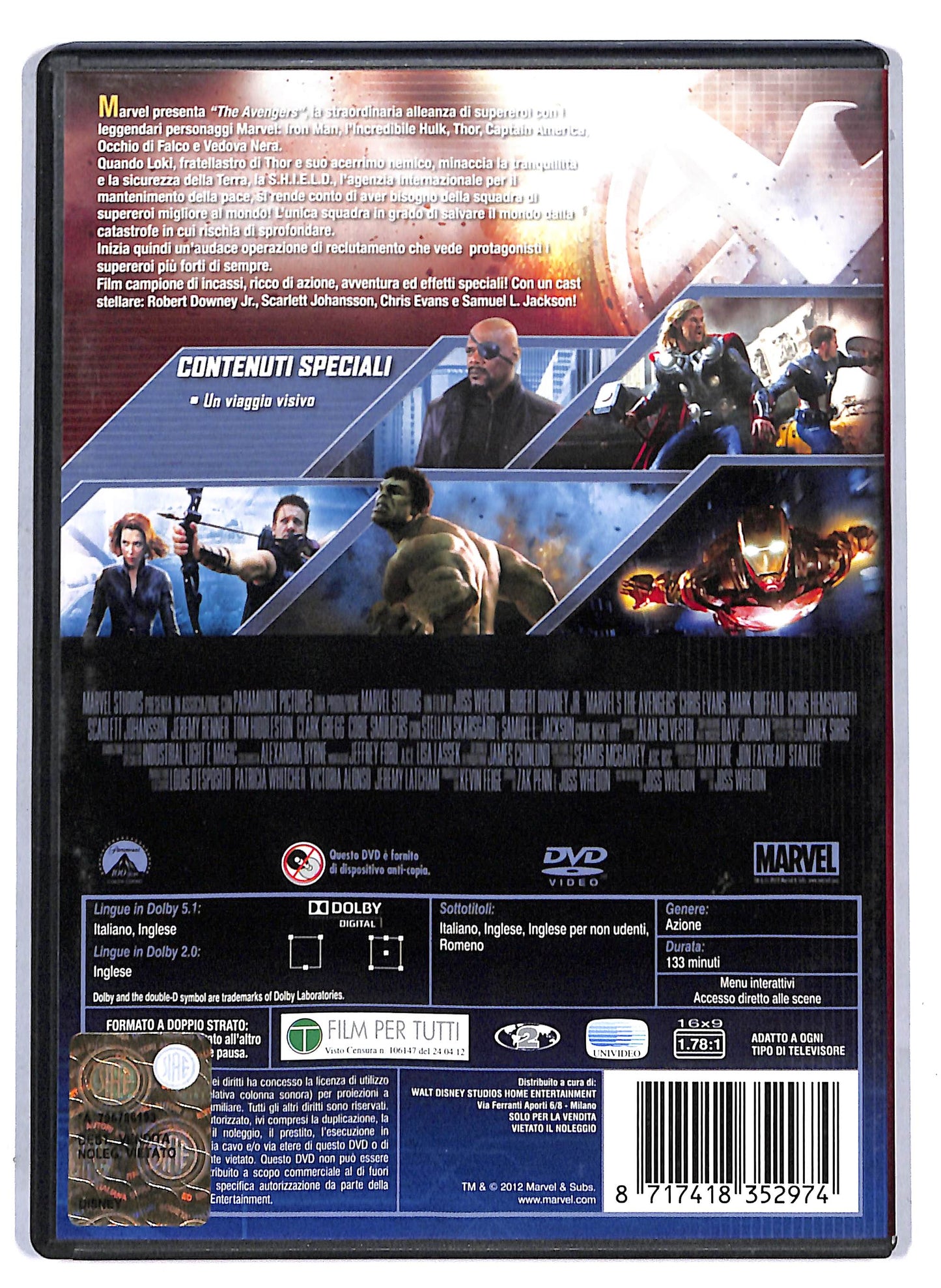EBOND Marvels The Avengers  DVD D806628
