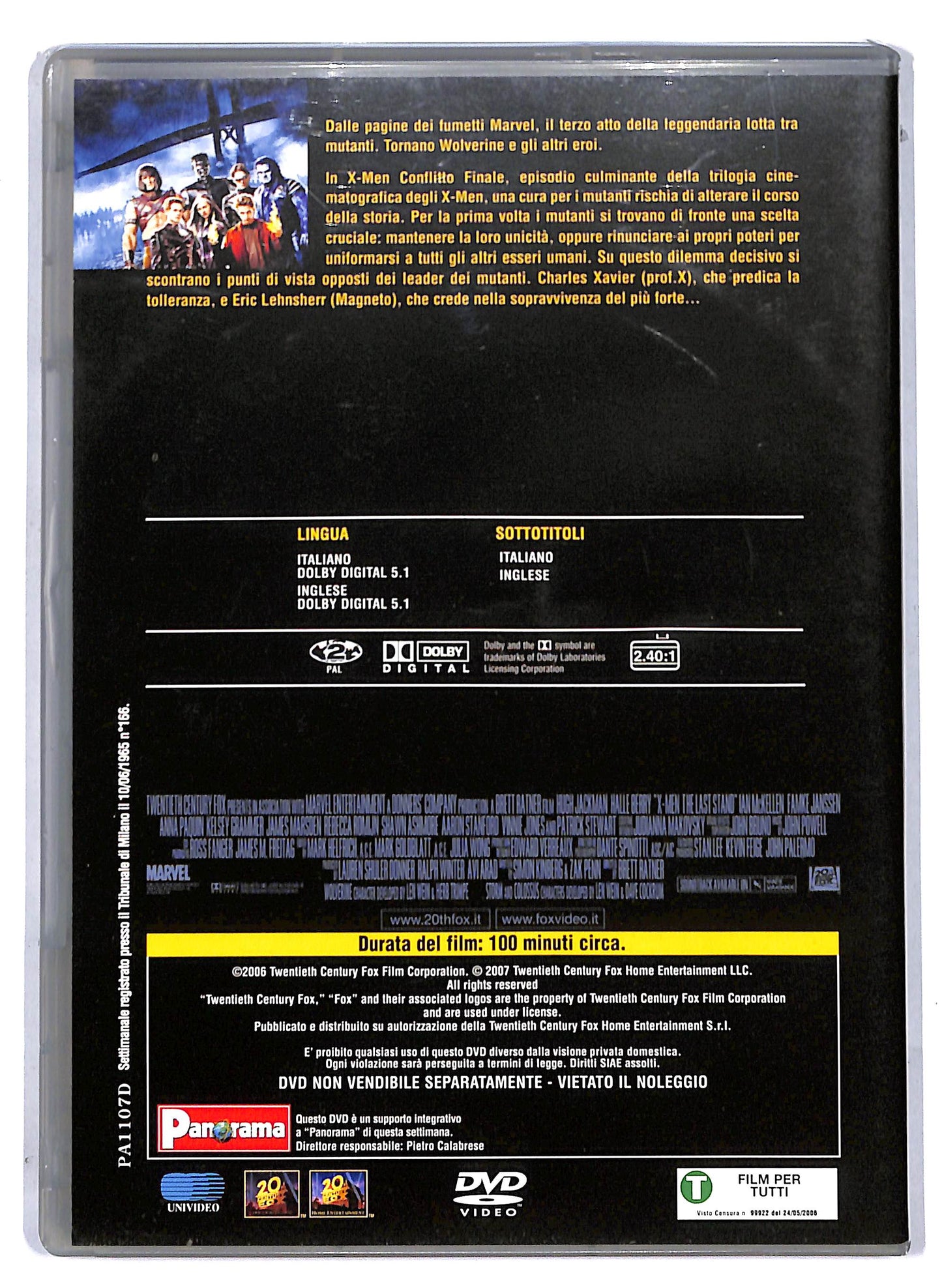 EBOND X-Men  Conflitto Finale EDITORIALE DVD D806721