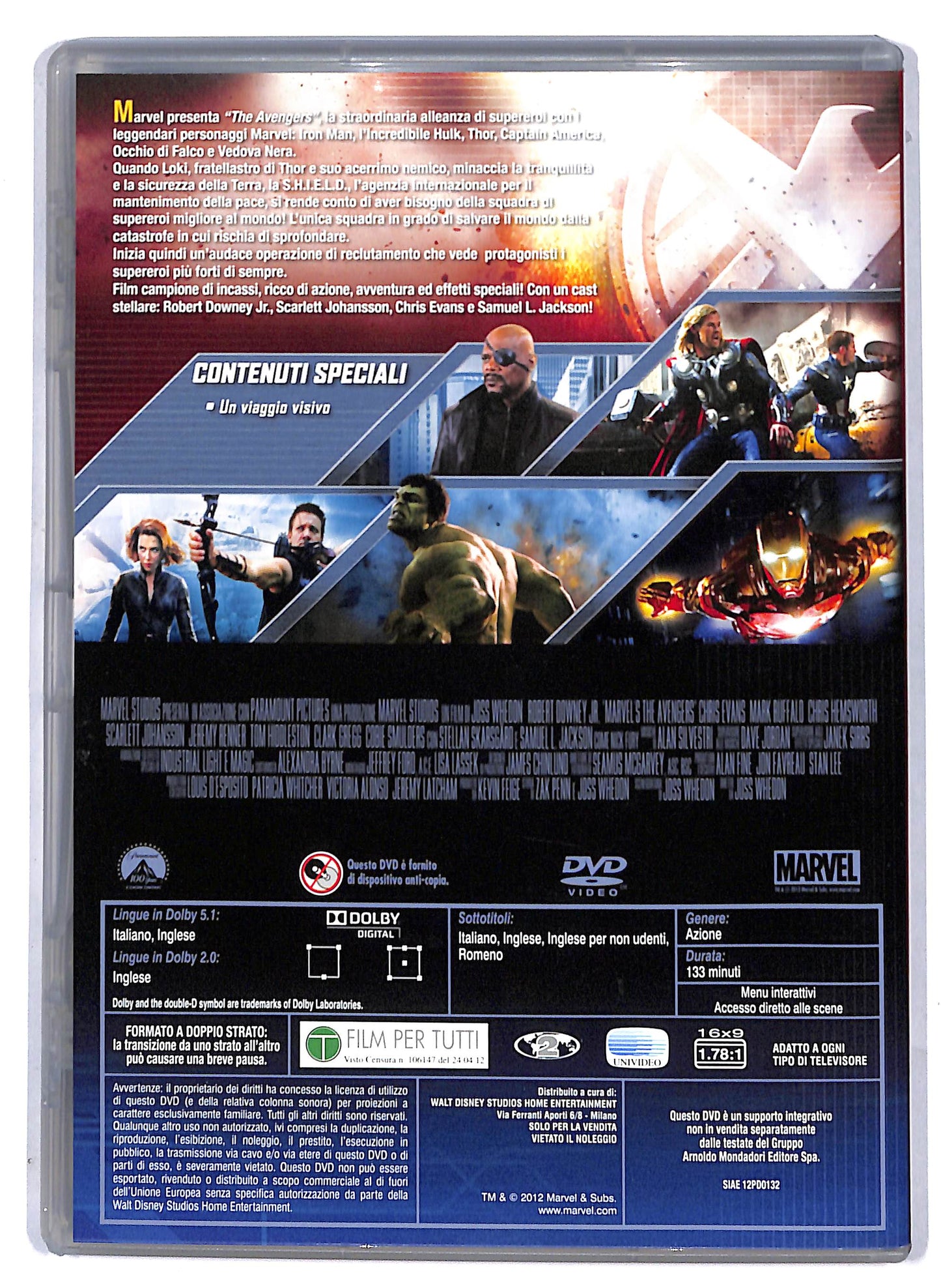 EBOND The Avengers EDITORIALE DVD D806730