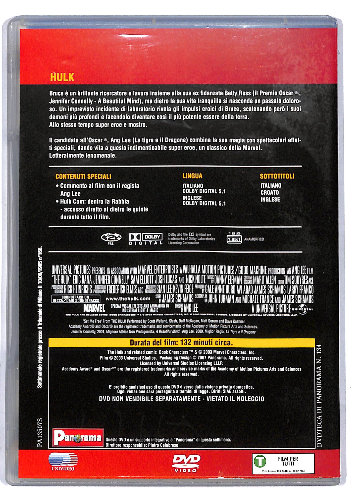 EBOND Hulk EDITORIALE DVD D806744