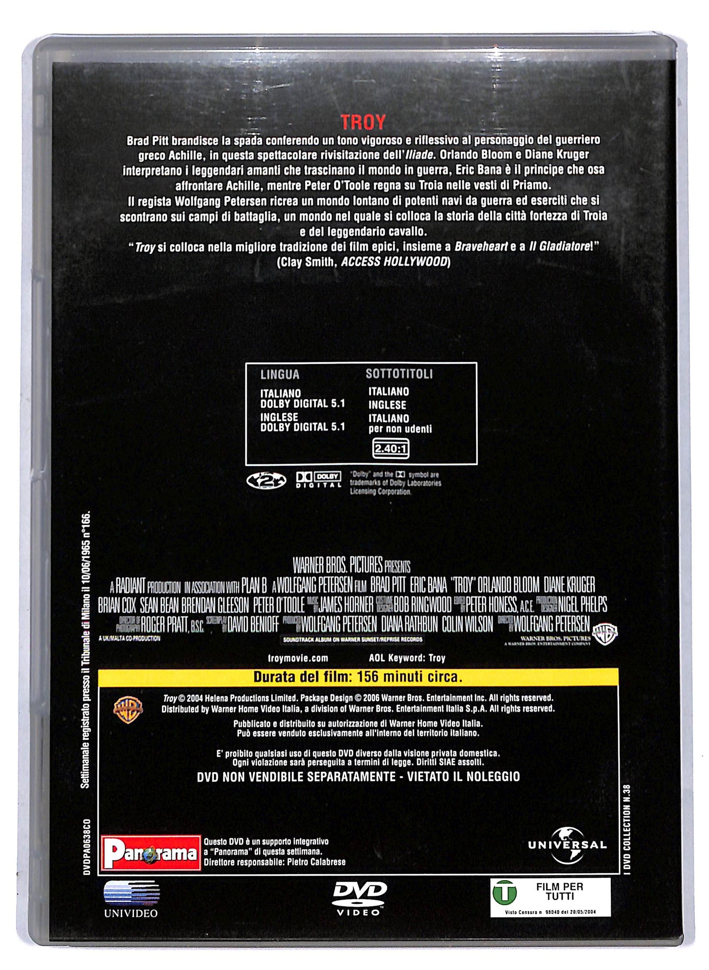 EBOND Miti e Leggende - Troy EDITORIALE DVD D806757